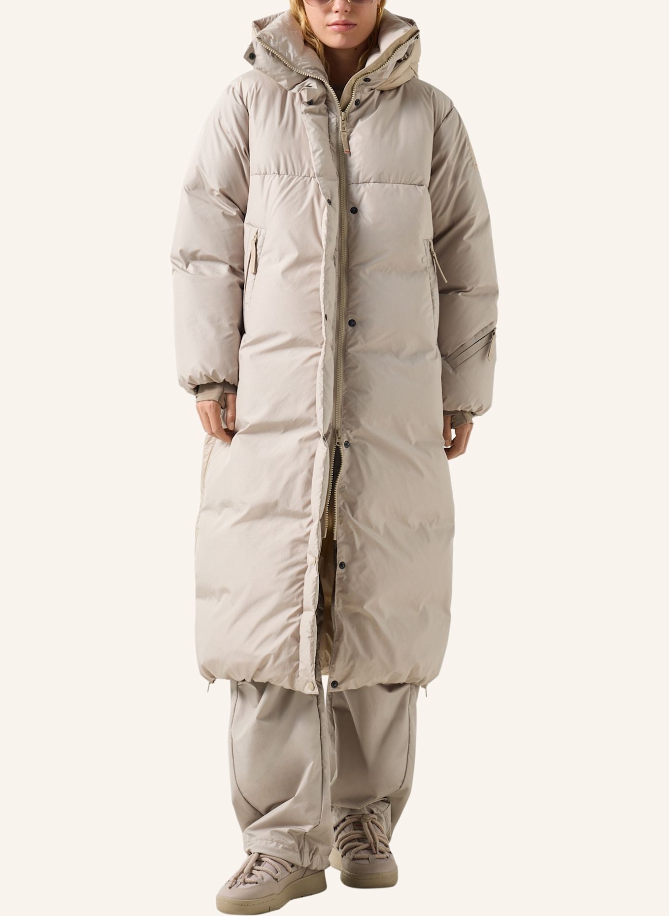 FIRE+ICE Daunenmantel Fleury: BEIGE
