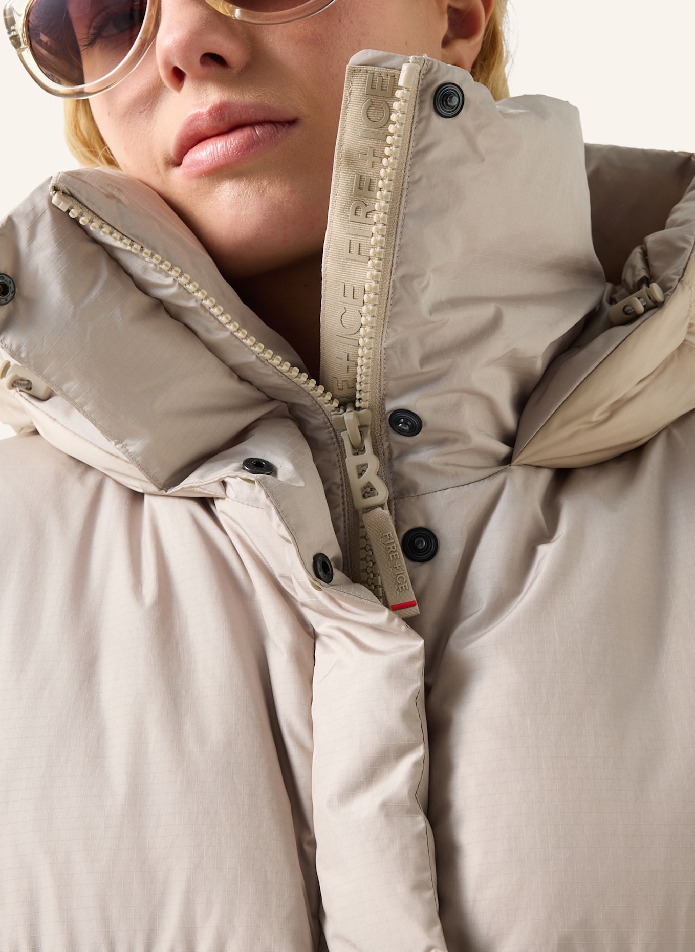 FIRE+ICE Daunenmantel Fleury: BEIGE