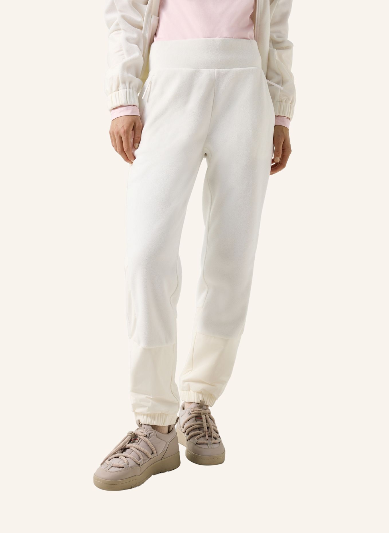 FIRE+ICE Fleecebroek Lima: WIT