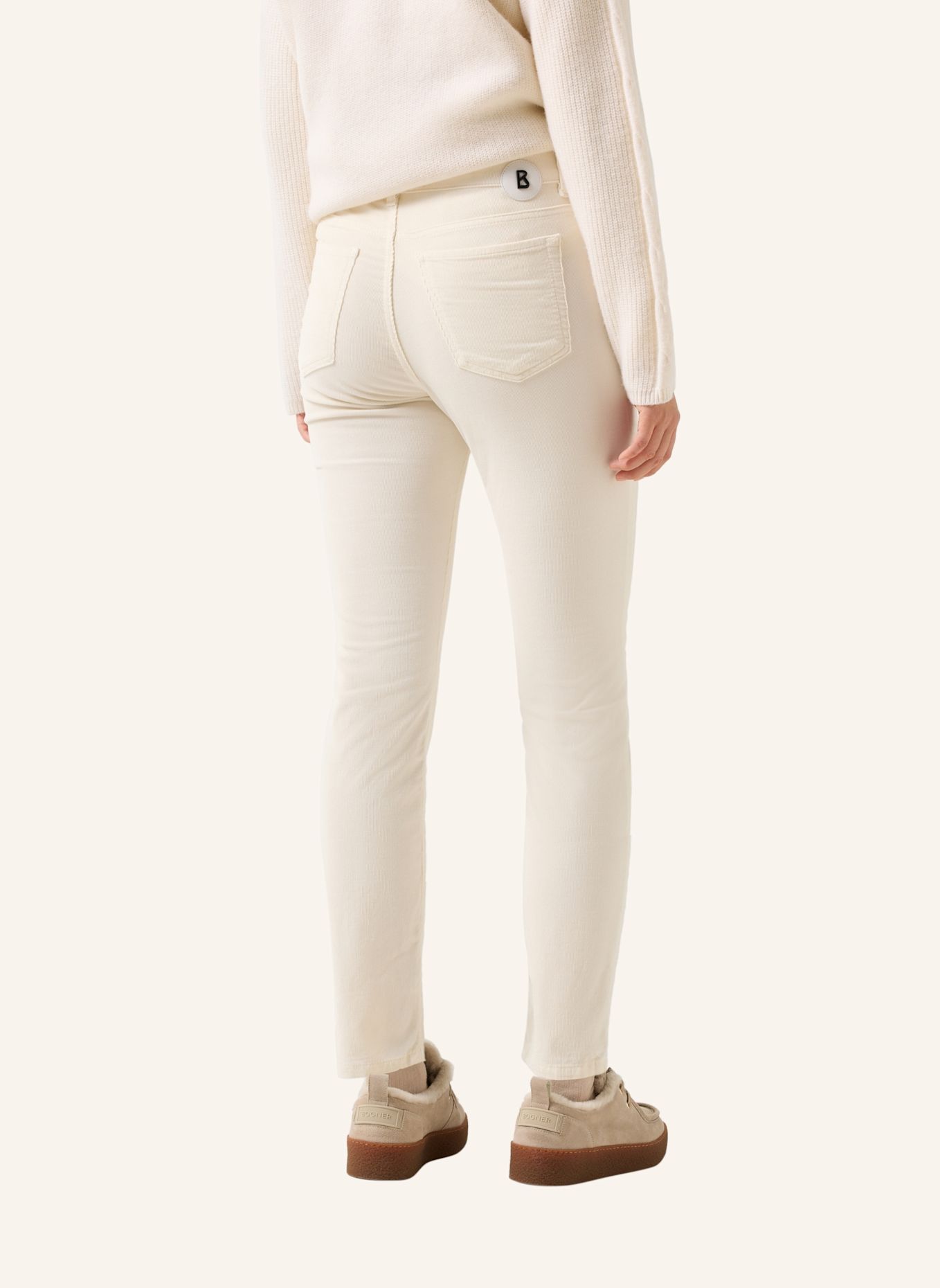 BOGNER Cordbroek JULIE: WIT