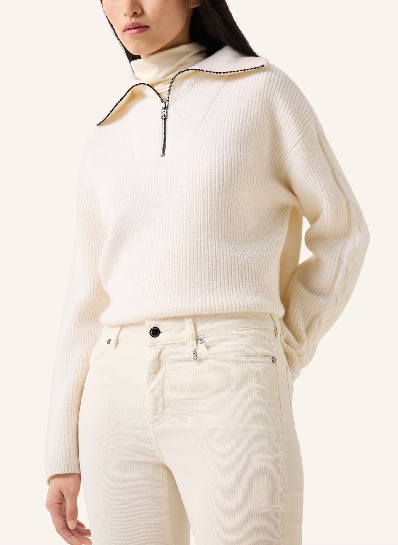 BOGNER Cordbroek JULIE: WIT