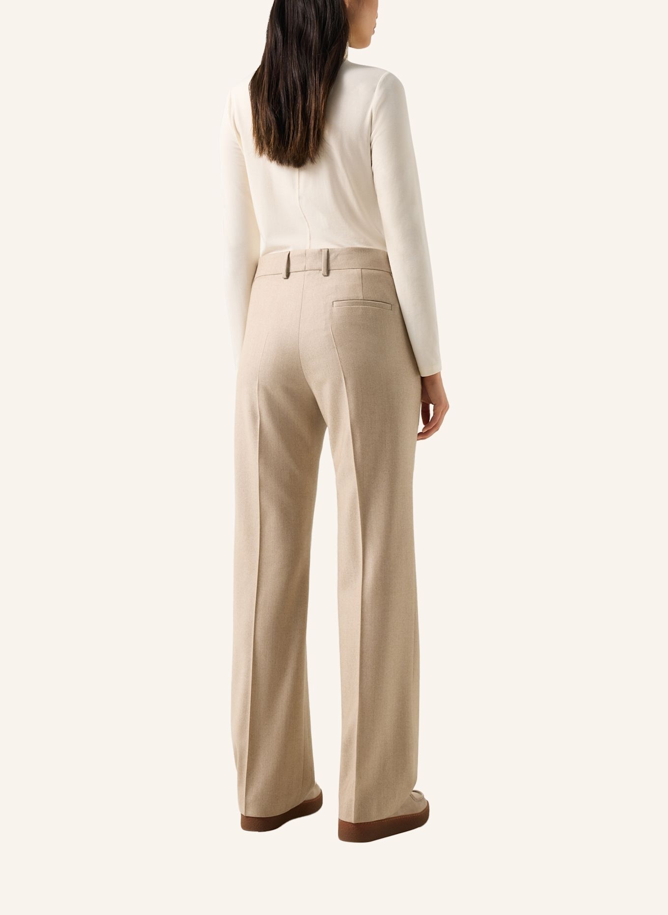 BOGNER Broek van scheerwol Jody: CAMEL