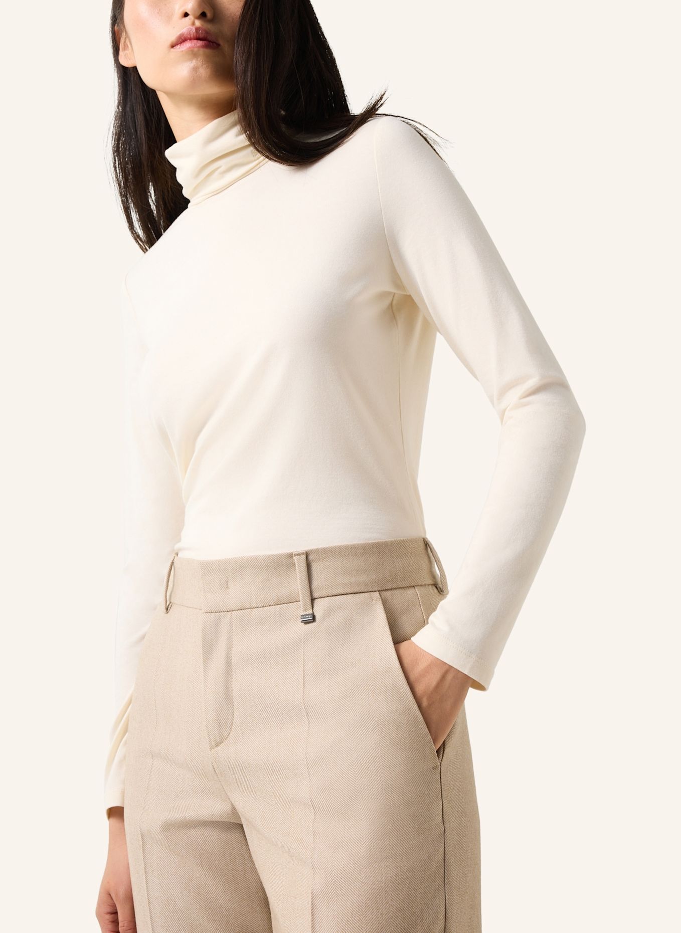BOGNER Broek van scheerwol Jody: CAMEL
