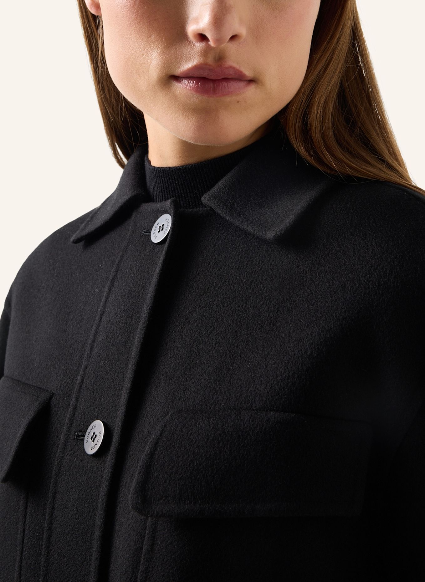 BOGNER Doubleface-Jas Tory: ZWART