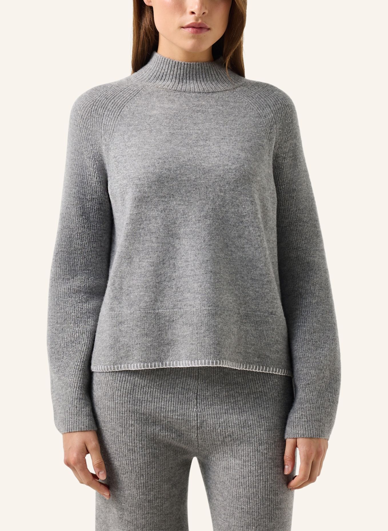 BOGNER Trui LENA van merinowol: GRIJS