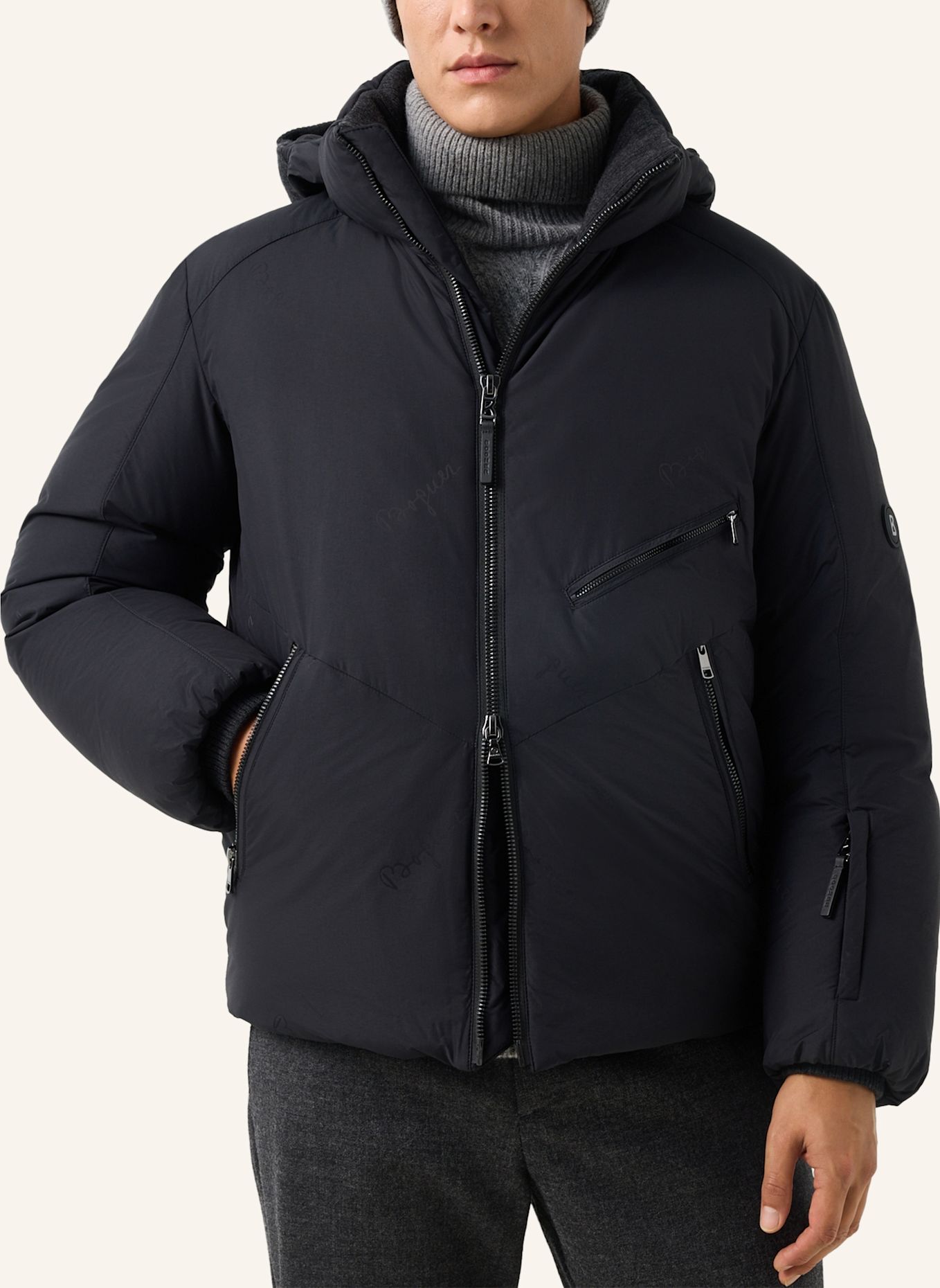 BOGNER Daunenjacke Peter: SCHWARZ