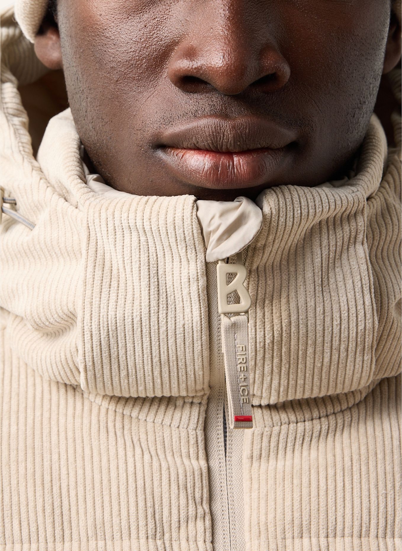 FIRE+ICE Cord-Skijacke Luka: BEIGE