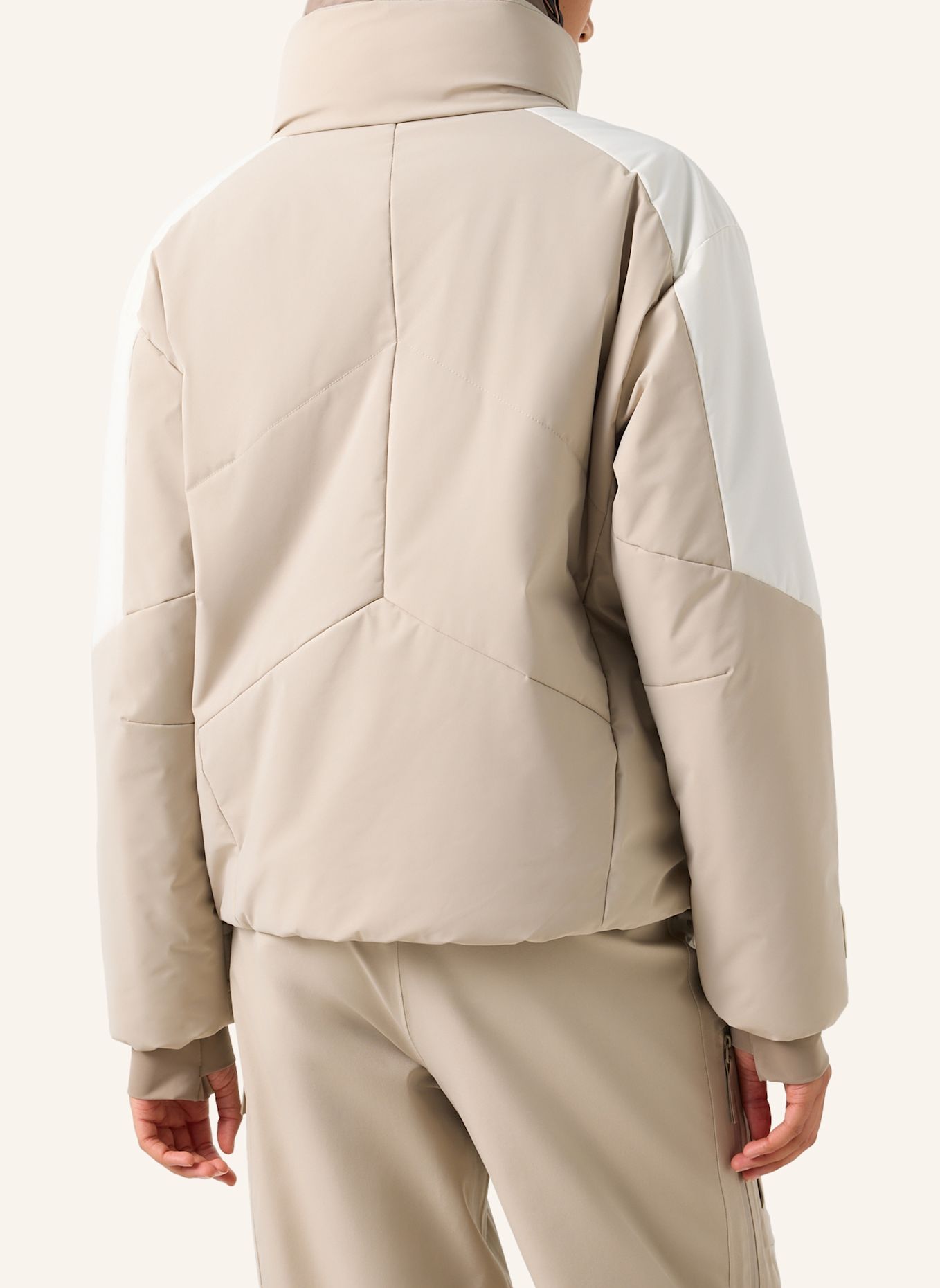 FIRE+ICE Skijacke Sasha: BEIGE / WEISS