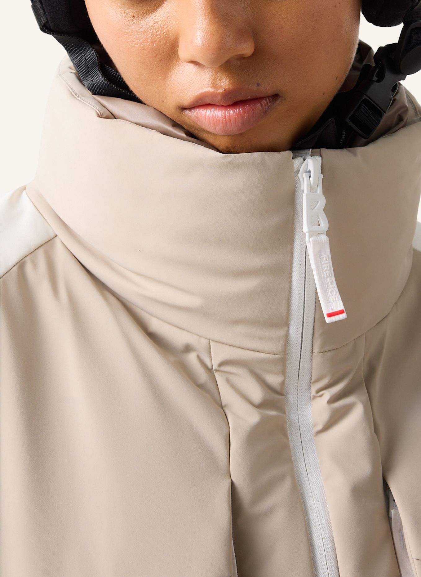 FIRE+ICE Skijacke Sasha: BEIGE / WEISS