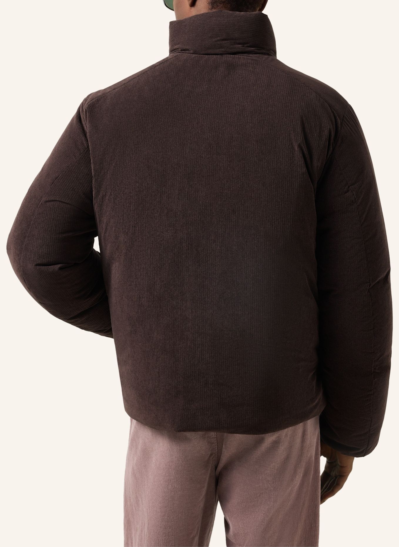 BOGNER Cord-Daunenjacke Bert: BRAUN