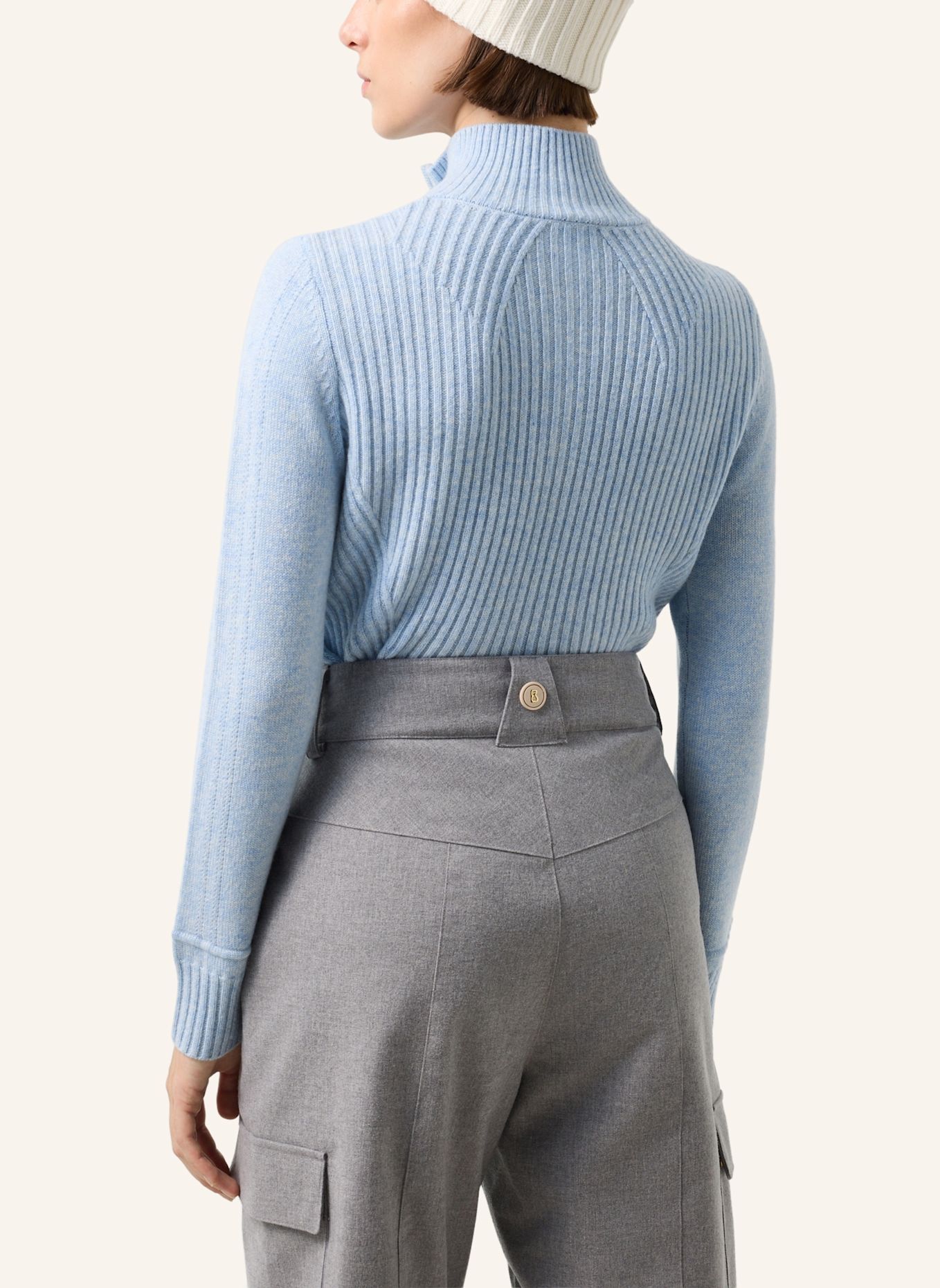 BOGNER Kaschmir-Troyer Camila: HELLBLAU