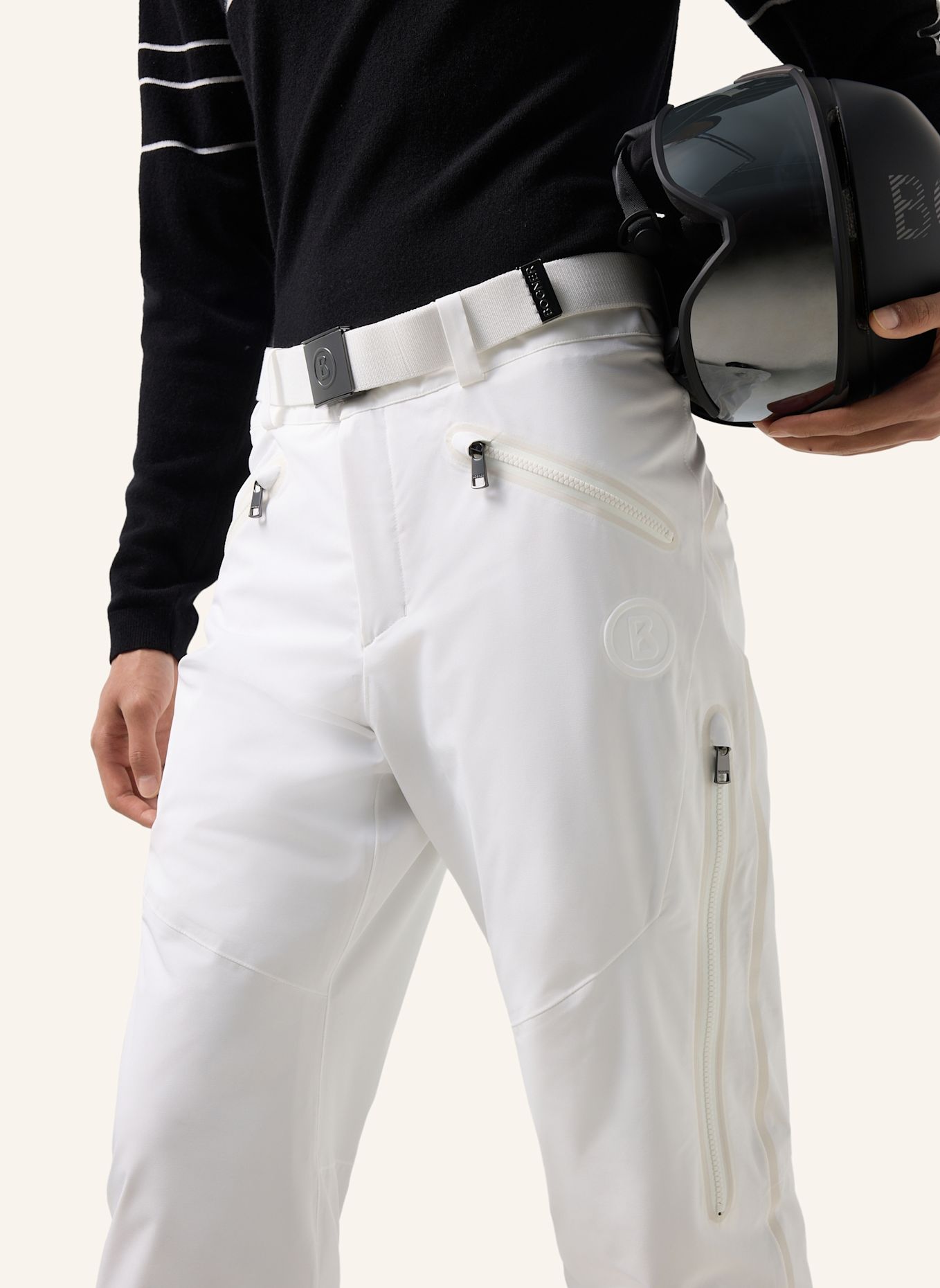 BOGNER Skihose Tim: WEISS