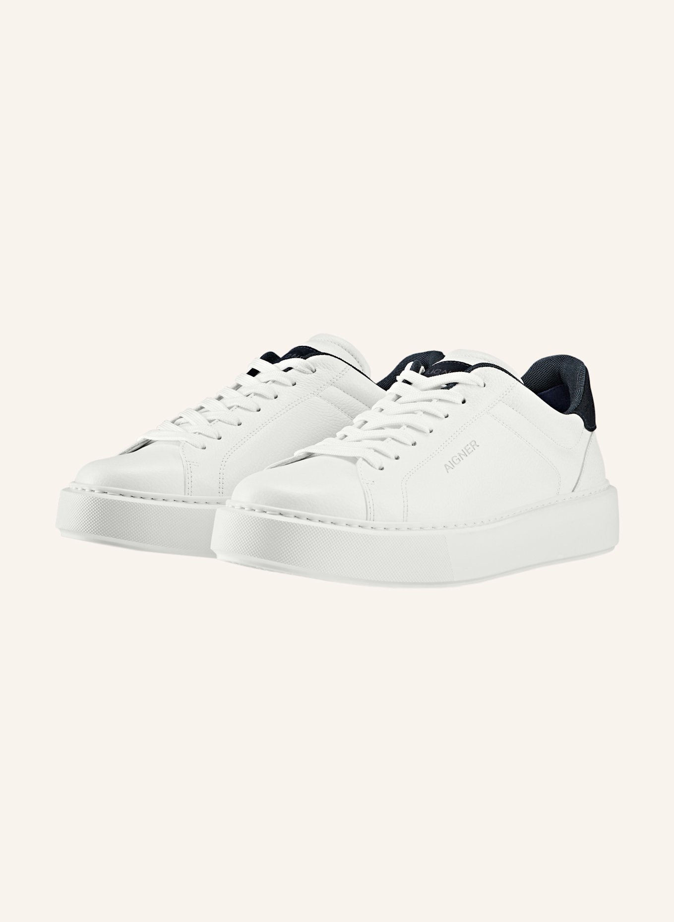 AIGNER sneaker WILLIAM 10A: WEISS/ BLAU