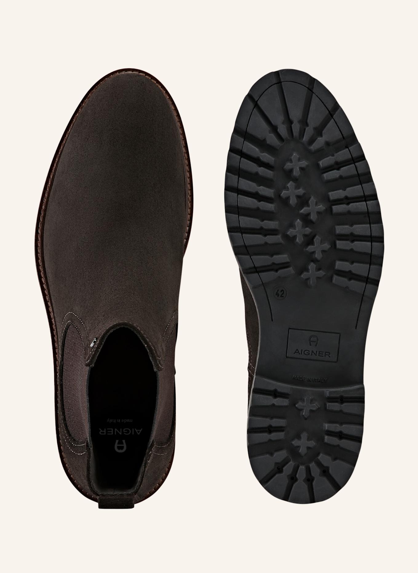 AIGNER chelsea boots CHARLES 5D: BRAUN