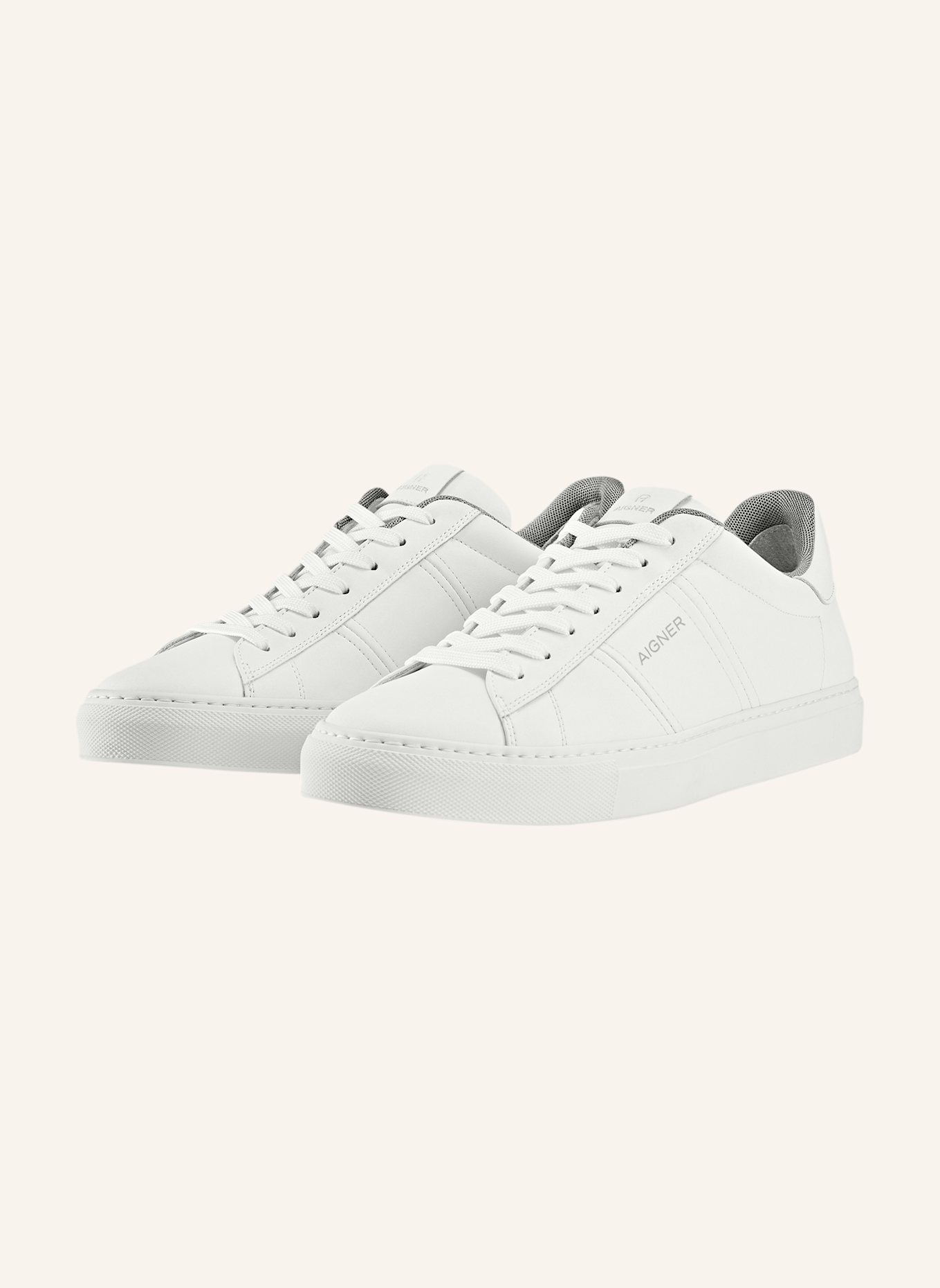 AIGNER classic sneaker DAVID 67A: WEISS