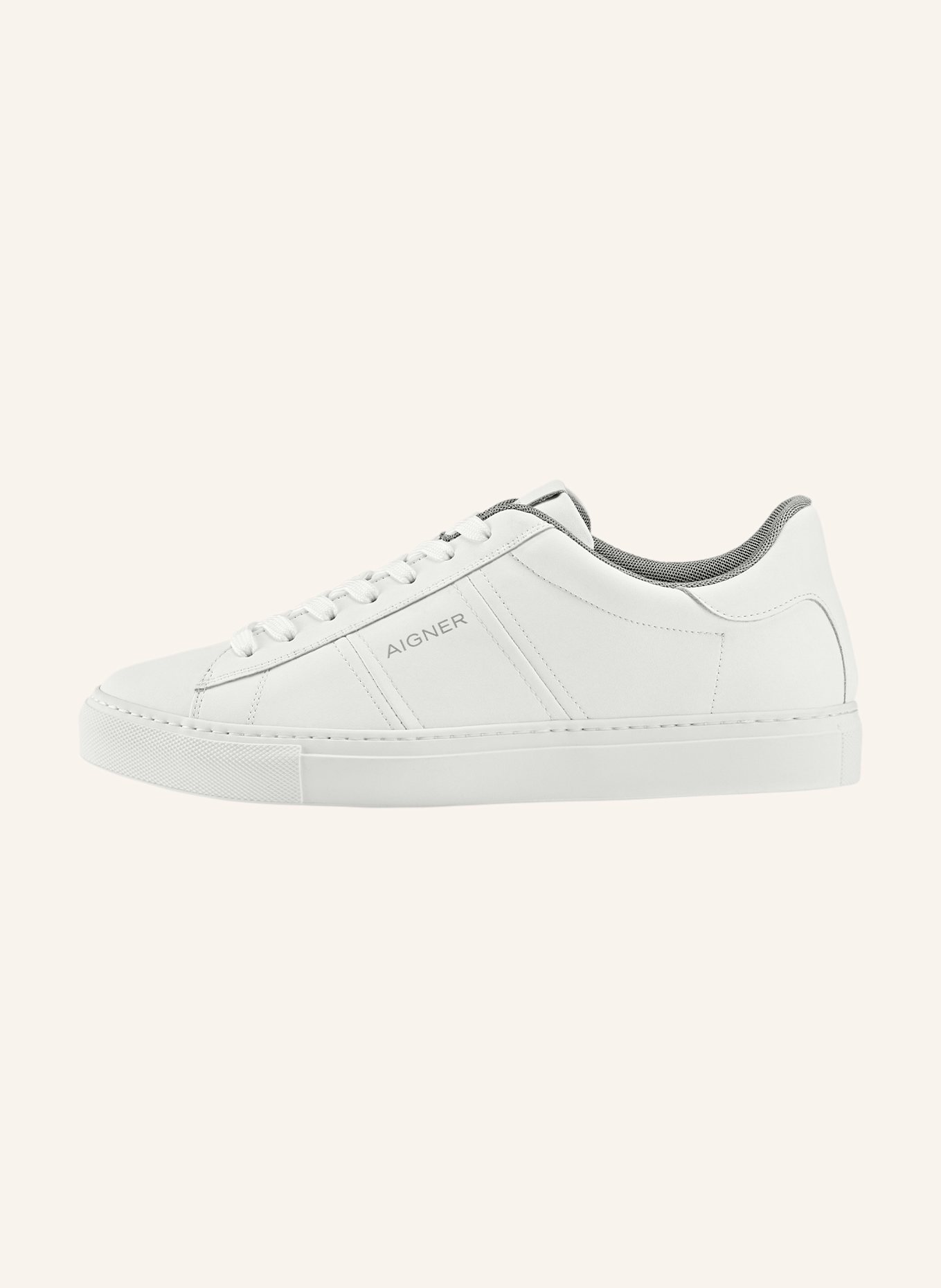 AIGNER classic sneaker DAVID 67A: WEISS