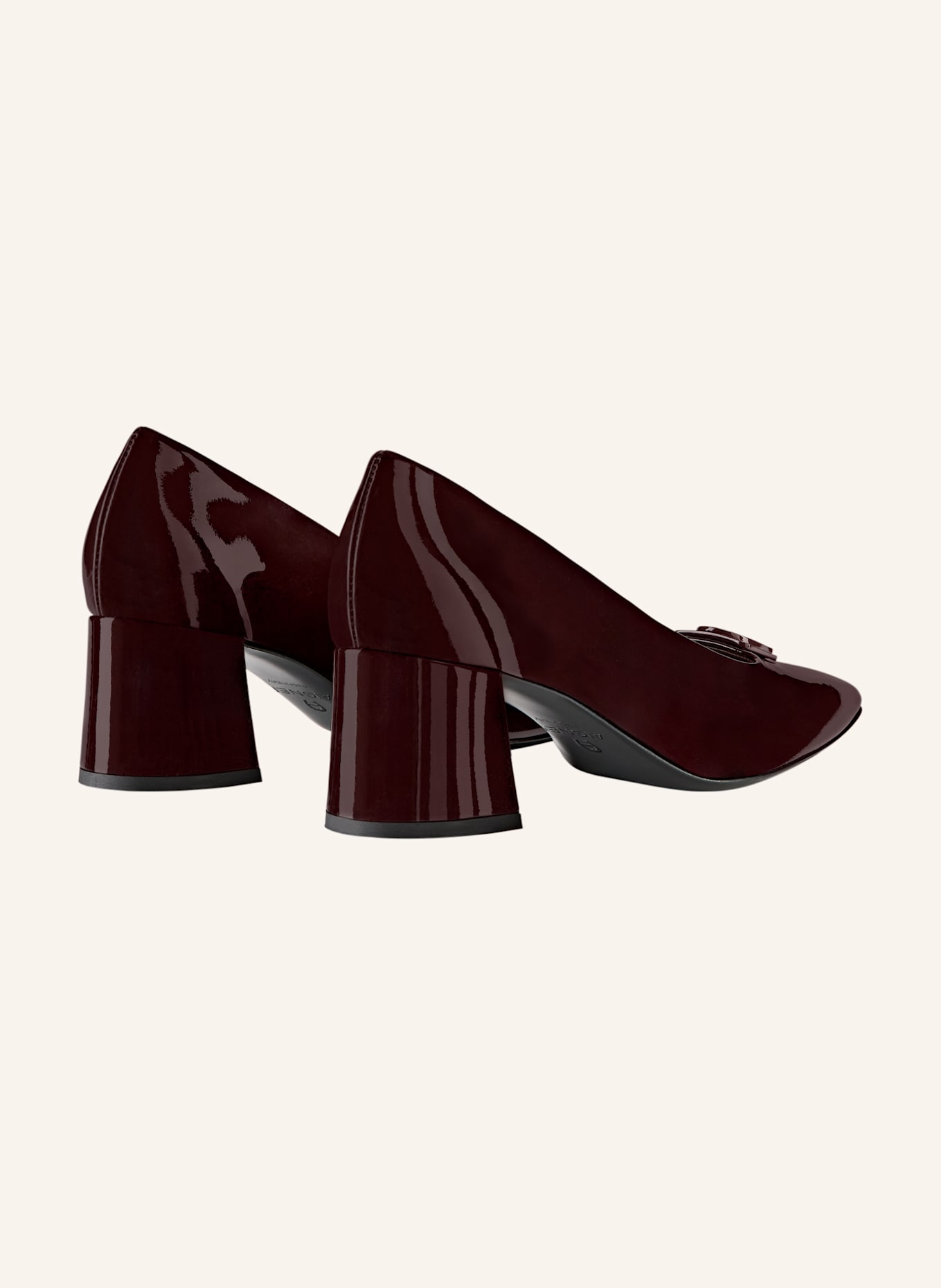 AIGNER block heel pumps MARYLIN 1B: DUNKELROT