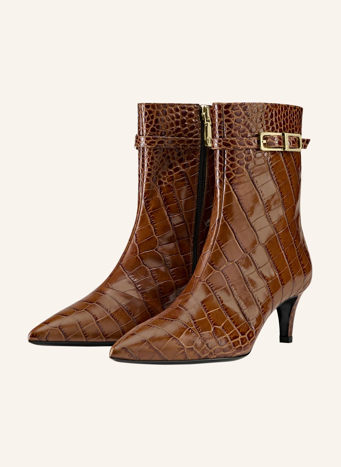 AIGNER heel bootie MADONNA 12E: COGNAC