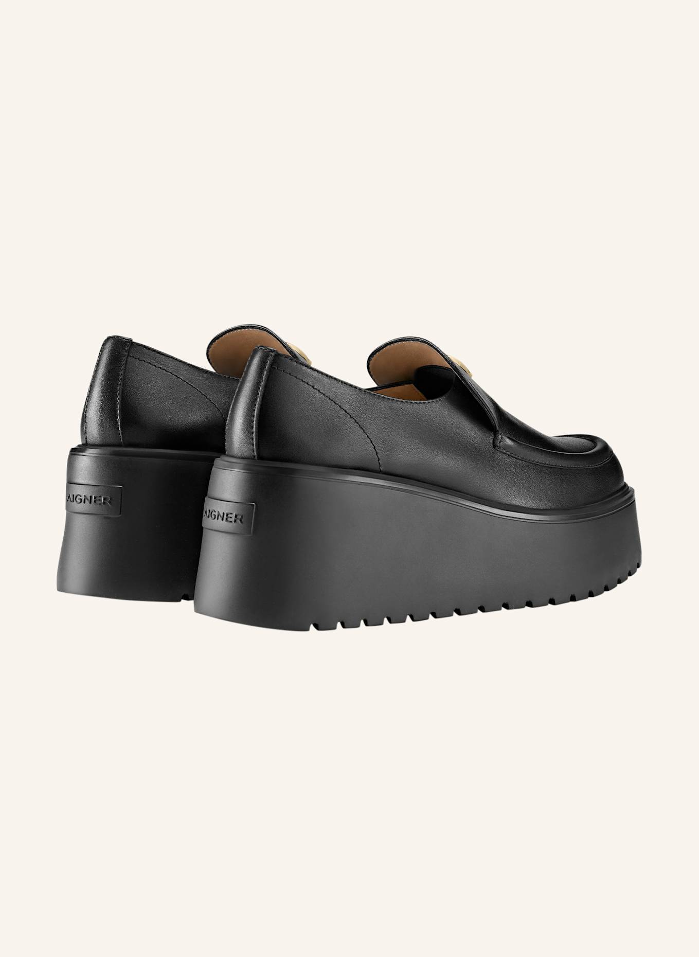 AIGNER plateau loafer Plateau Loafer 12B: SCHWARZ