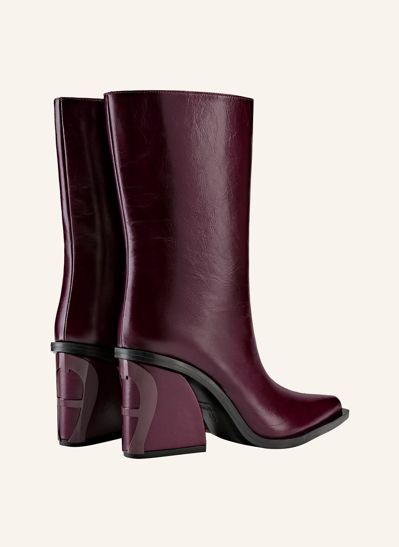 AIGNER cowboy boot DAKOTA 1B: DUNKELROT