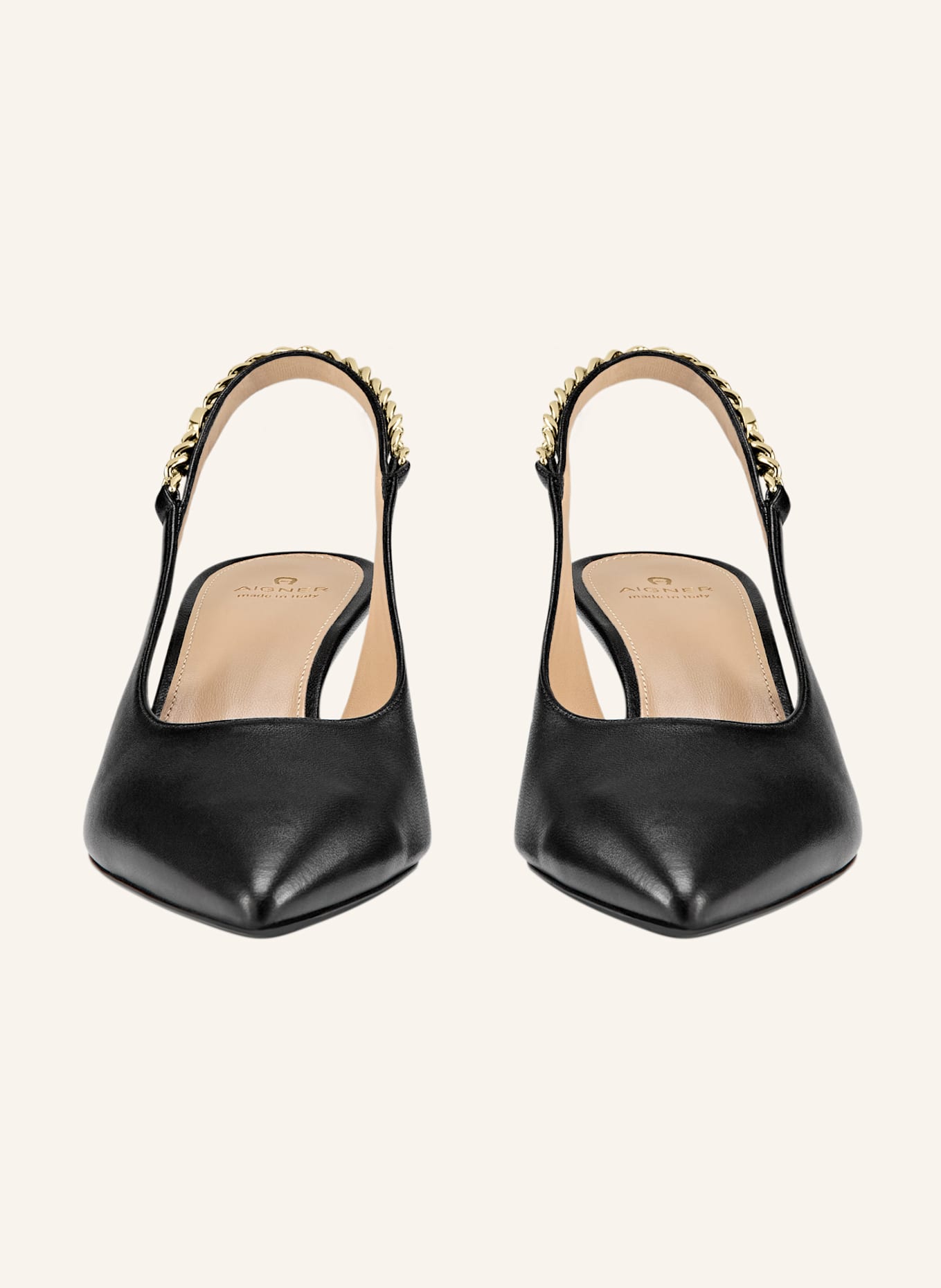 AIGNER slingback pumps MADONNA 11D: SCHWARZ