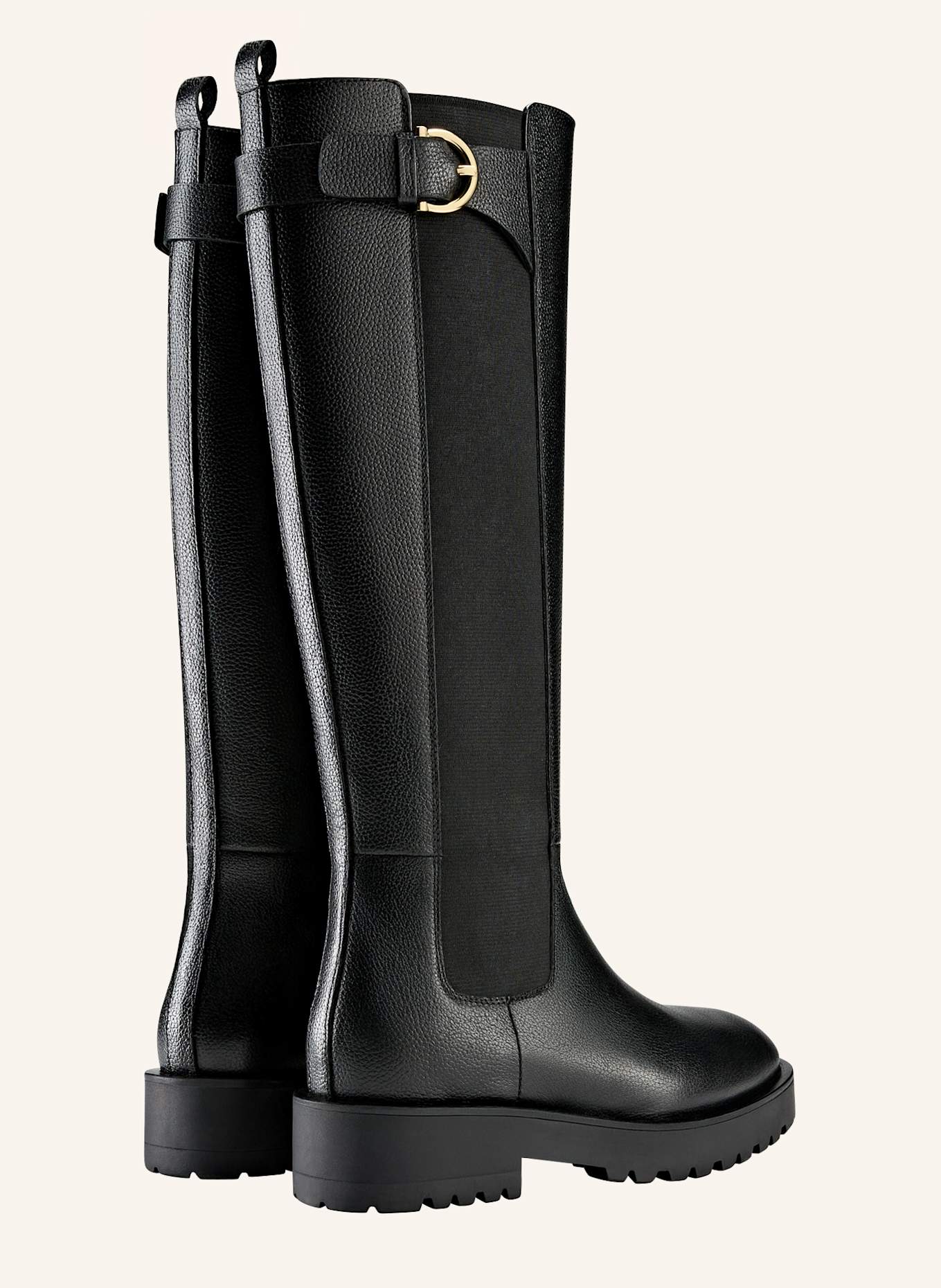 AIGNER knee high boot AVA 54A: SCHWARZ