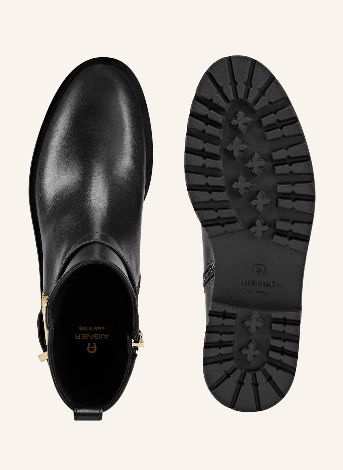 AIGNER bootie AVA 65C: SCHWARZ