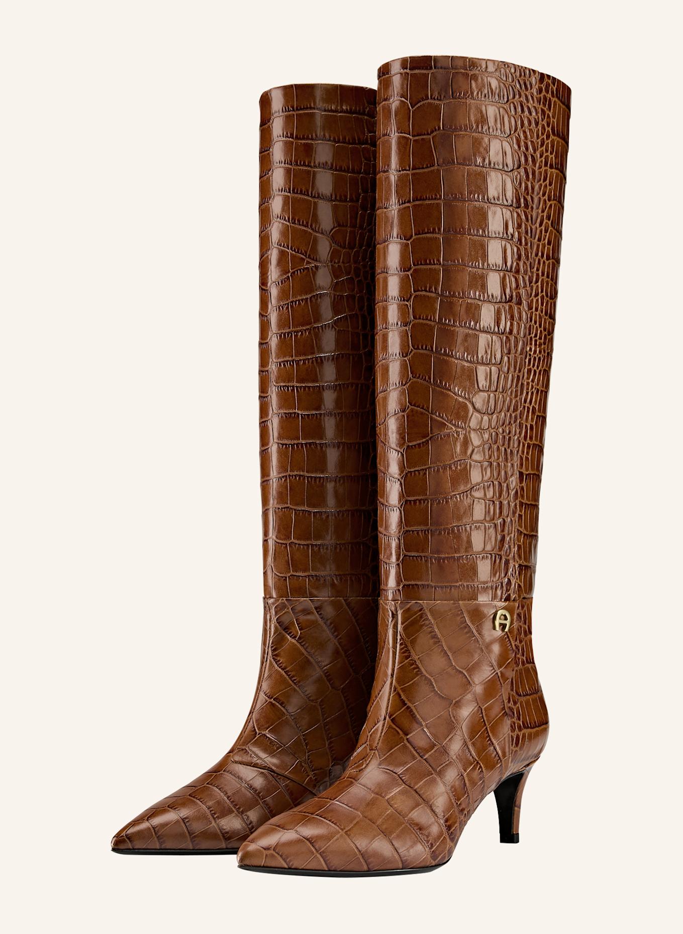 AIGNER heel boot MADONNA 14A: COGNAC