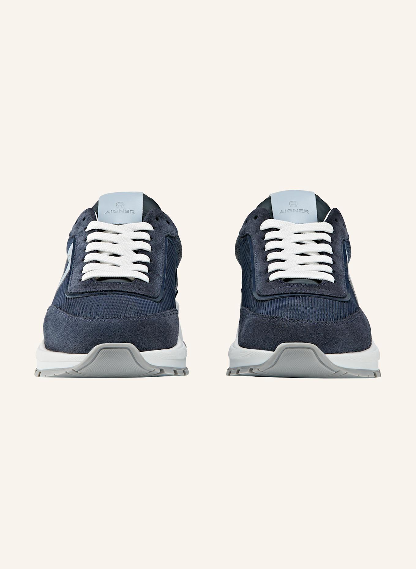 AIGNER runner sneaker JAMES 1B: DUNKELBLAU/ HELLBLAU