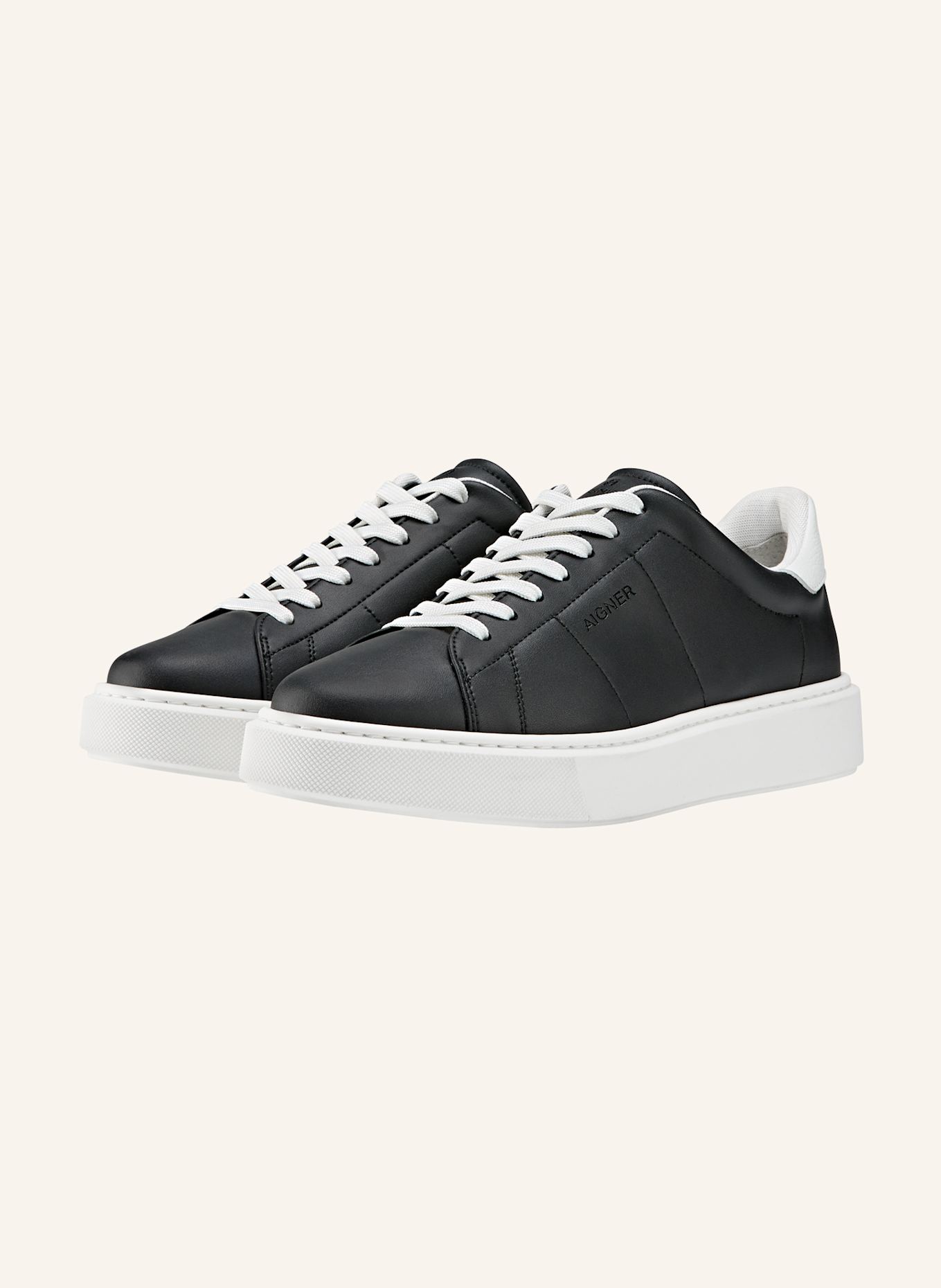 AIGNER sneaker OLIVER 1A: SCHWARZ/ WEISS
