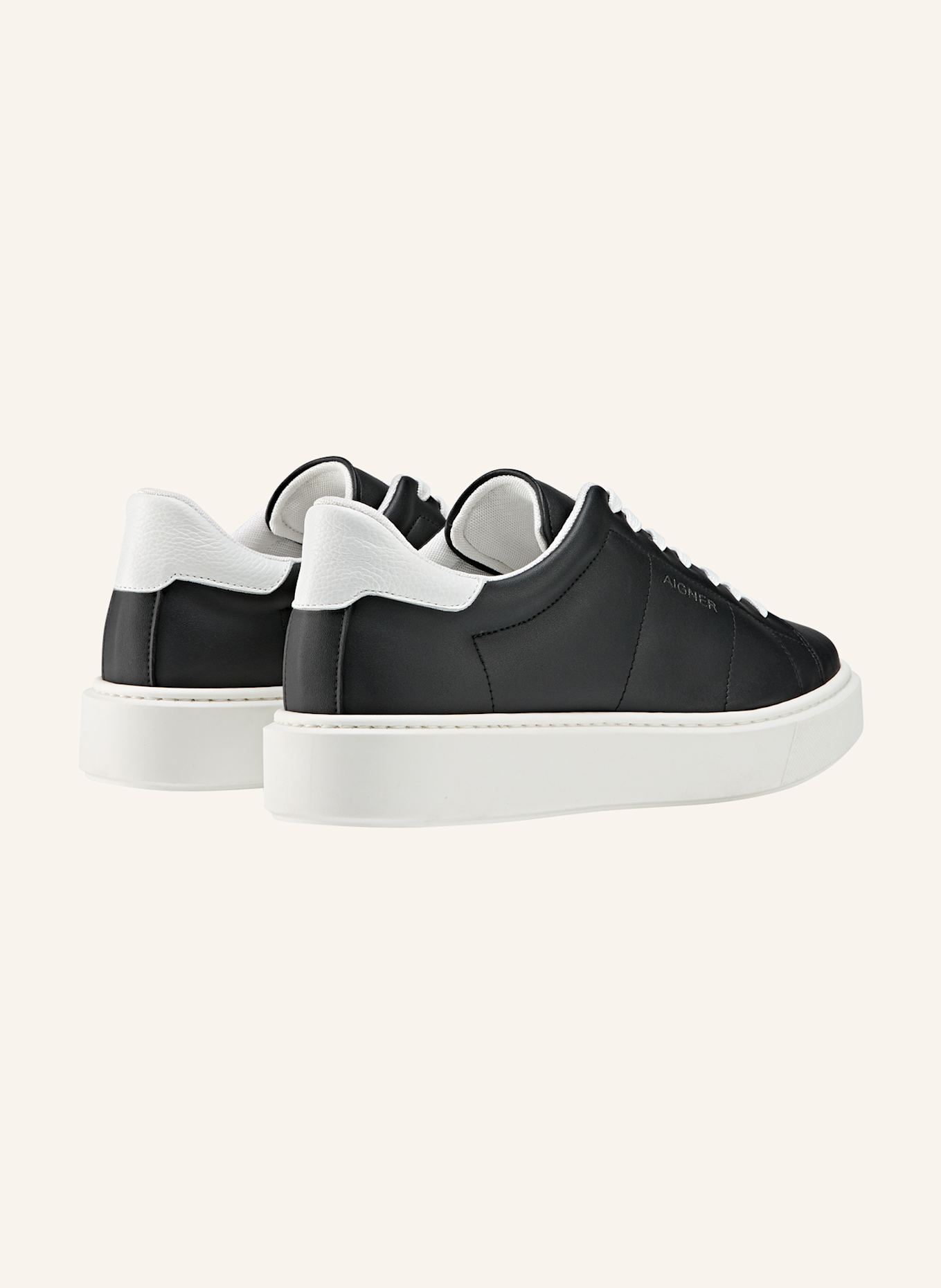 AIGNER sneaker OLIVER 1A: SCHWARZ/ WEISS