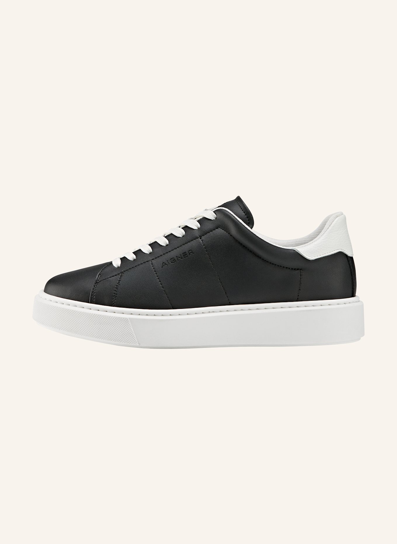 AIGNER sneaker OLIVER 1A: SCHWARZ/ WEISS