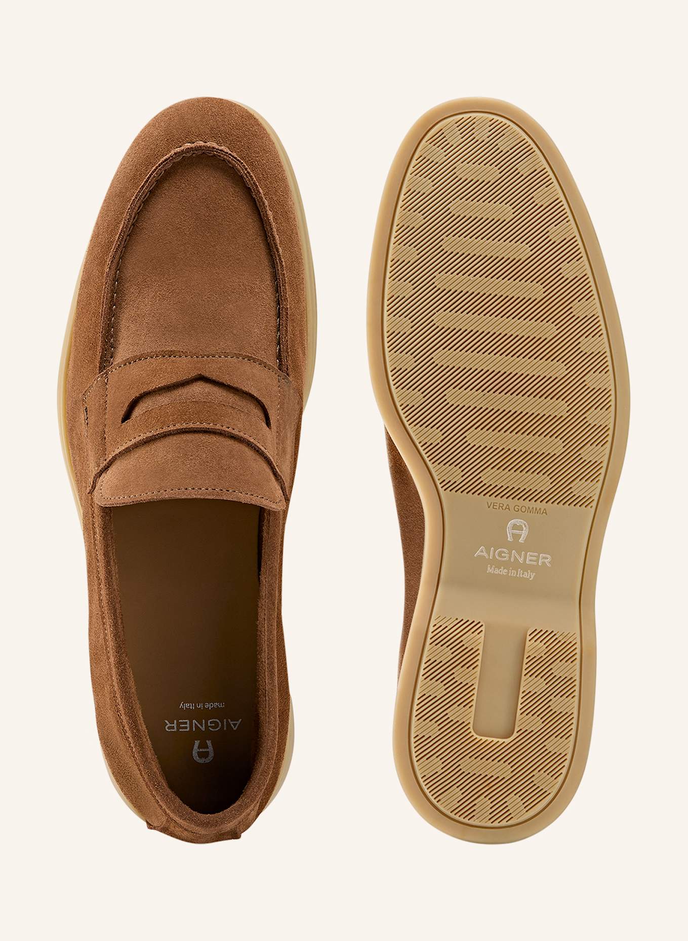 AIGNER casual loafer ROY 1C: COGNAC