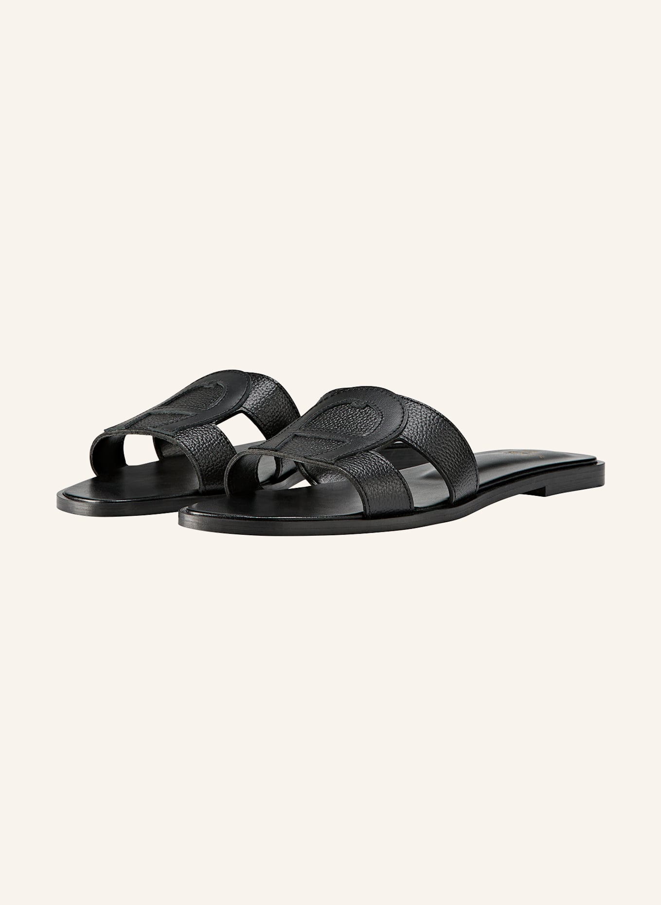AIGNER slide sandal LARA 1A: SCHWARZ