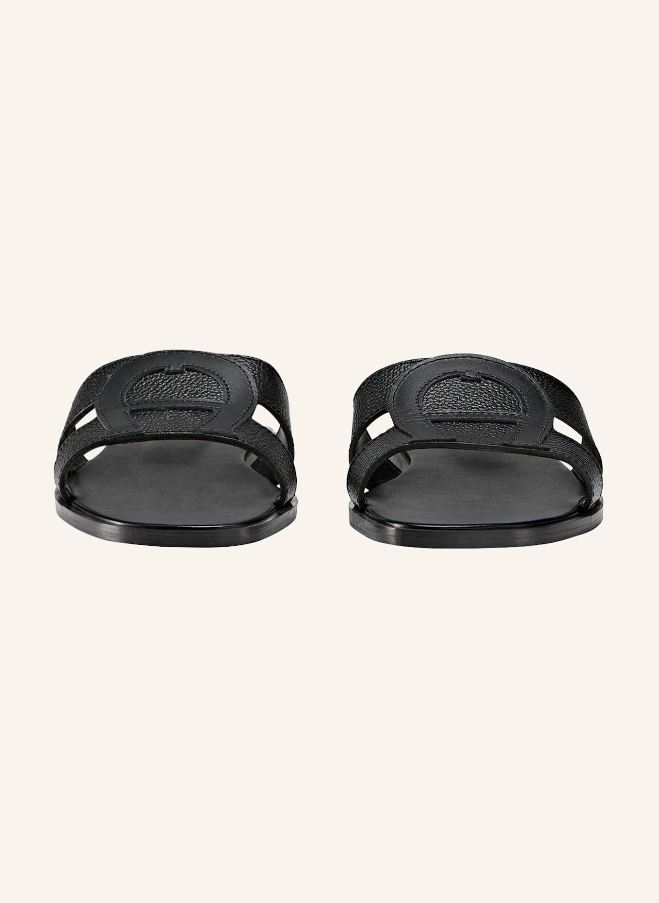 AIGNER slide sandal LARA 1A: SCHWARZ