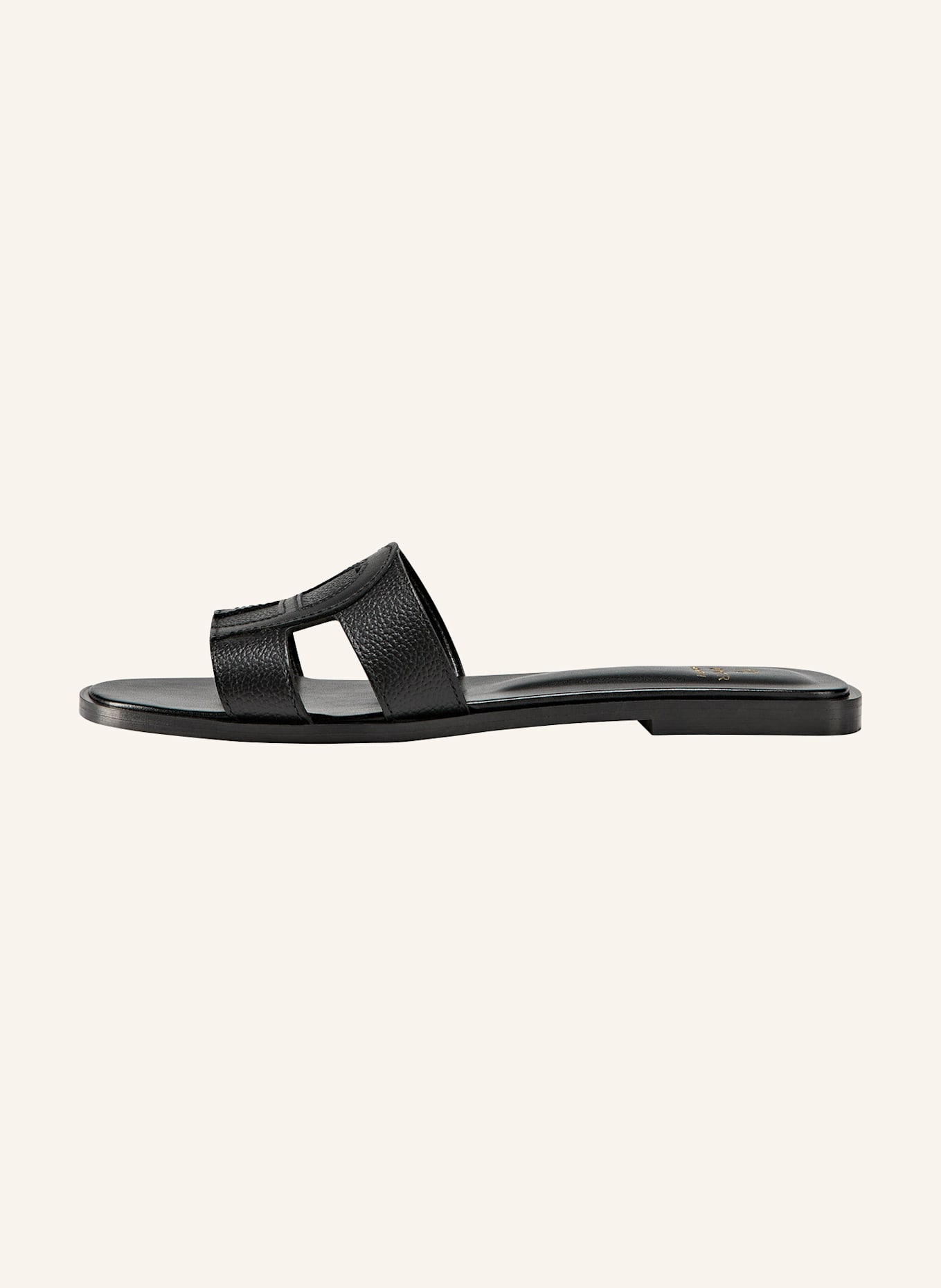 AIGNER slide sandal LARA 1A: SCHWARZ