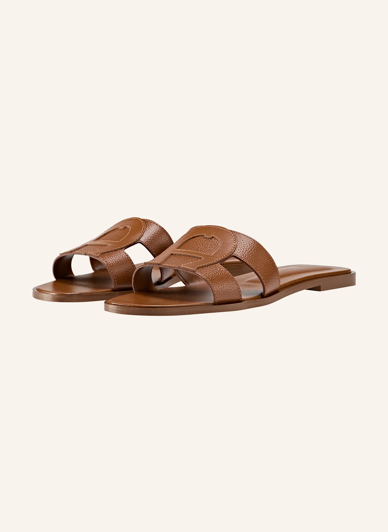 AIGNER slide sandal LARA 1A: COGNAC