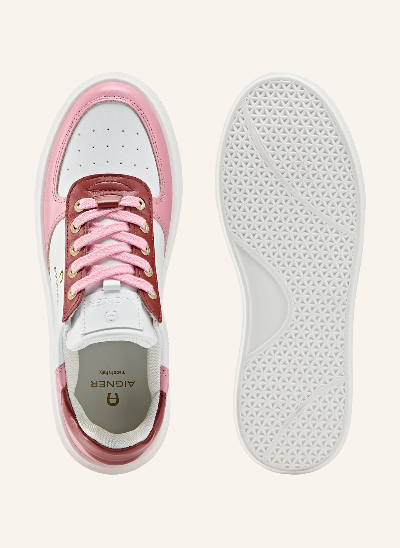 AIGNER sneaker SALLY 4E: ROSA/ ROT
