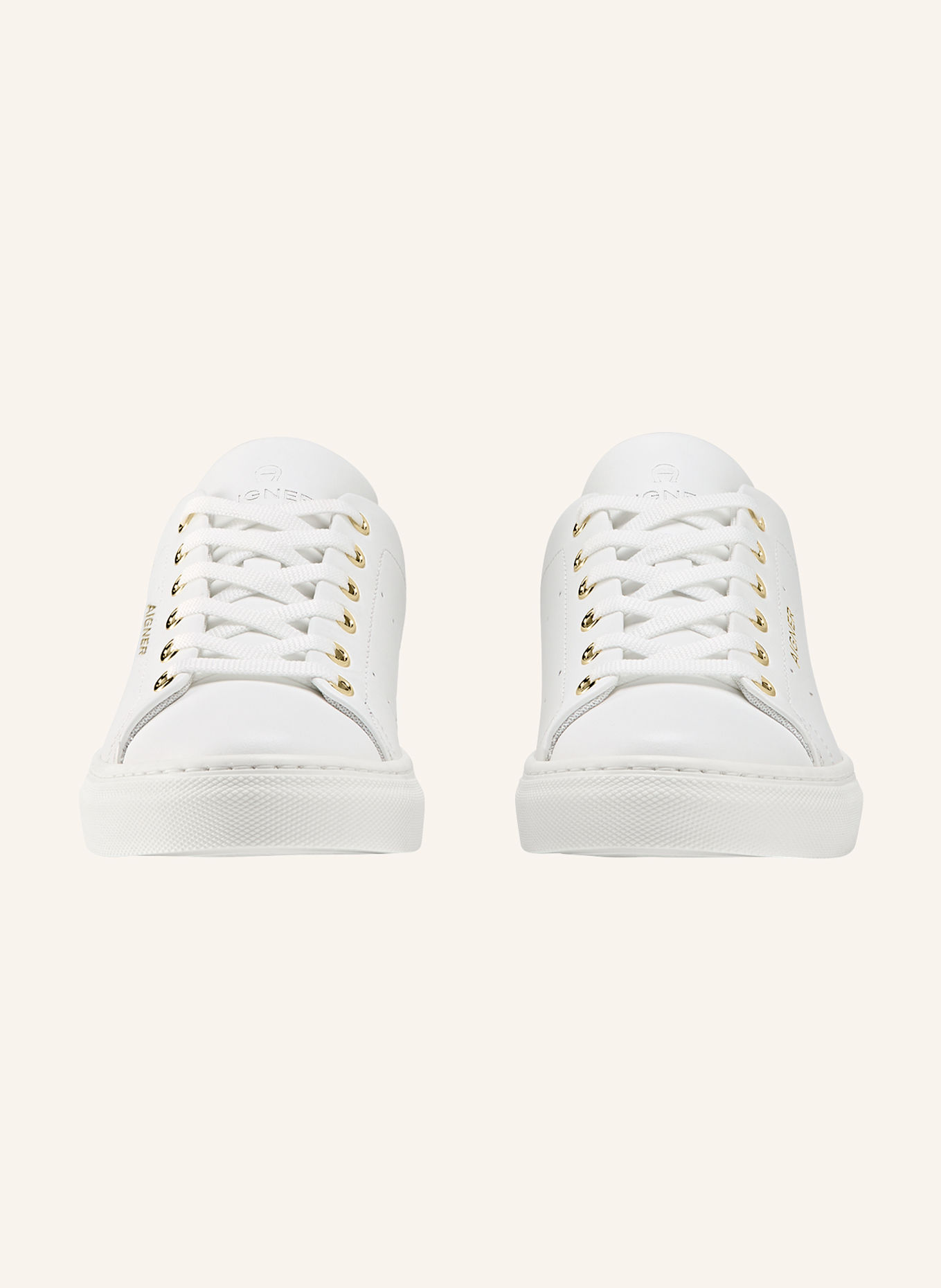 AIGNER sneaker VERA 2C: WEISS/ ROSA