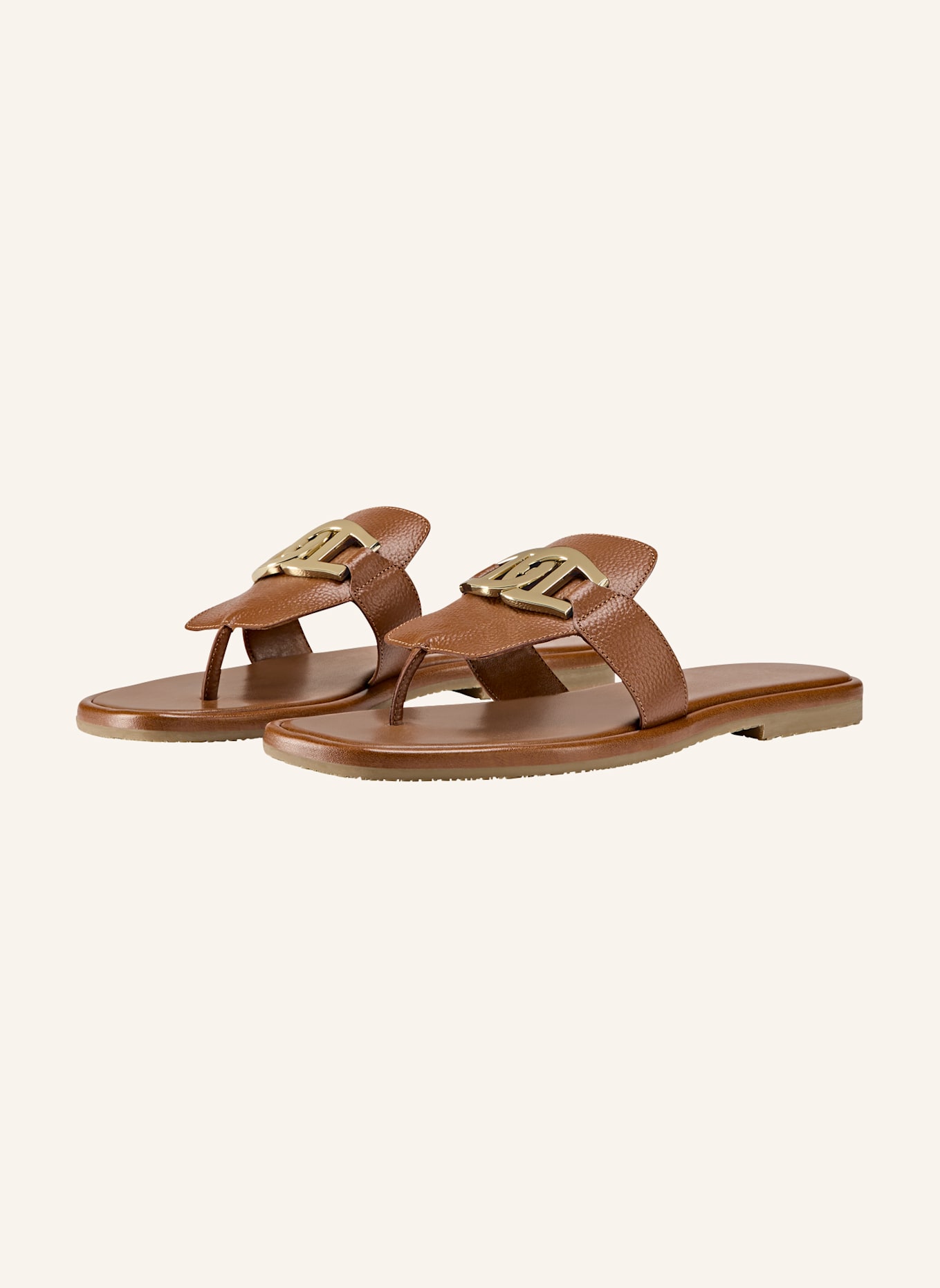 AIGNER slide sandal LOTTA 16C: COGNAC