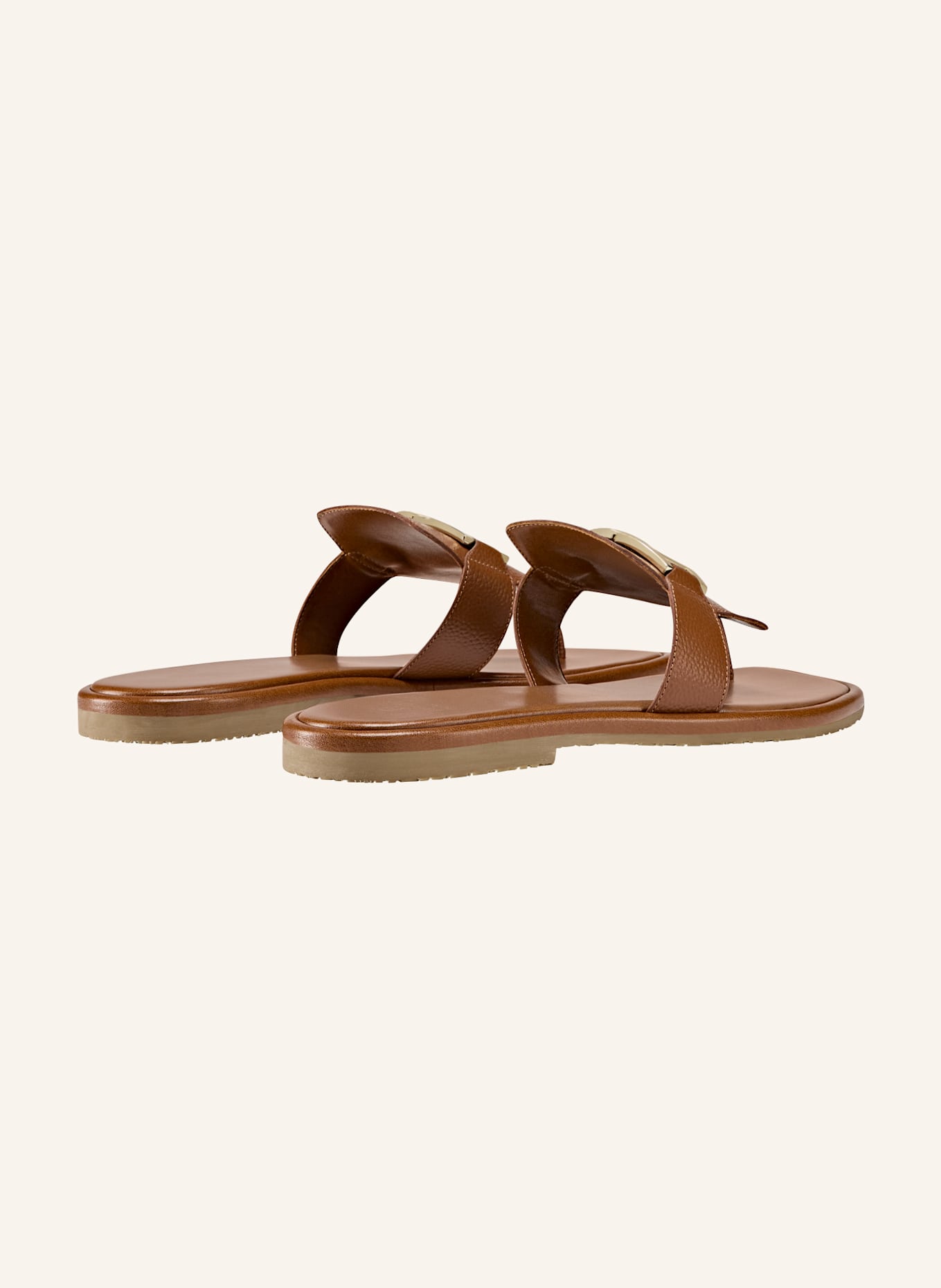 AIGNER slide sandal LOTTA 16C: COGNAC
