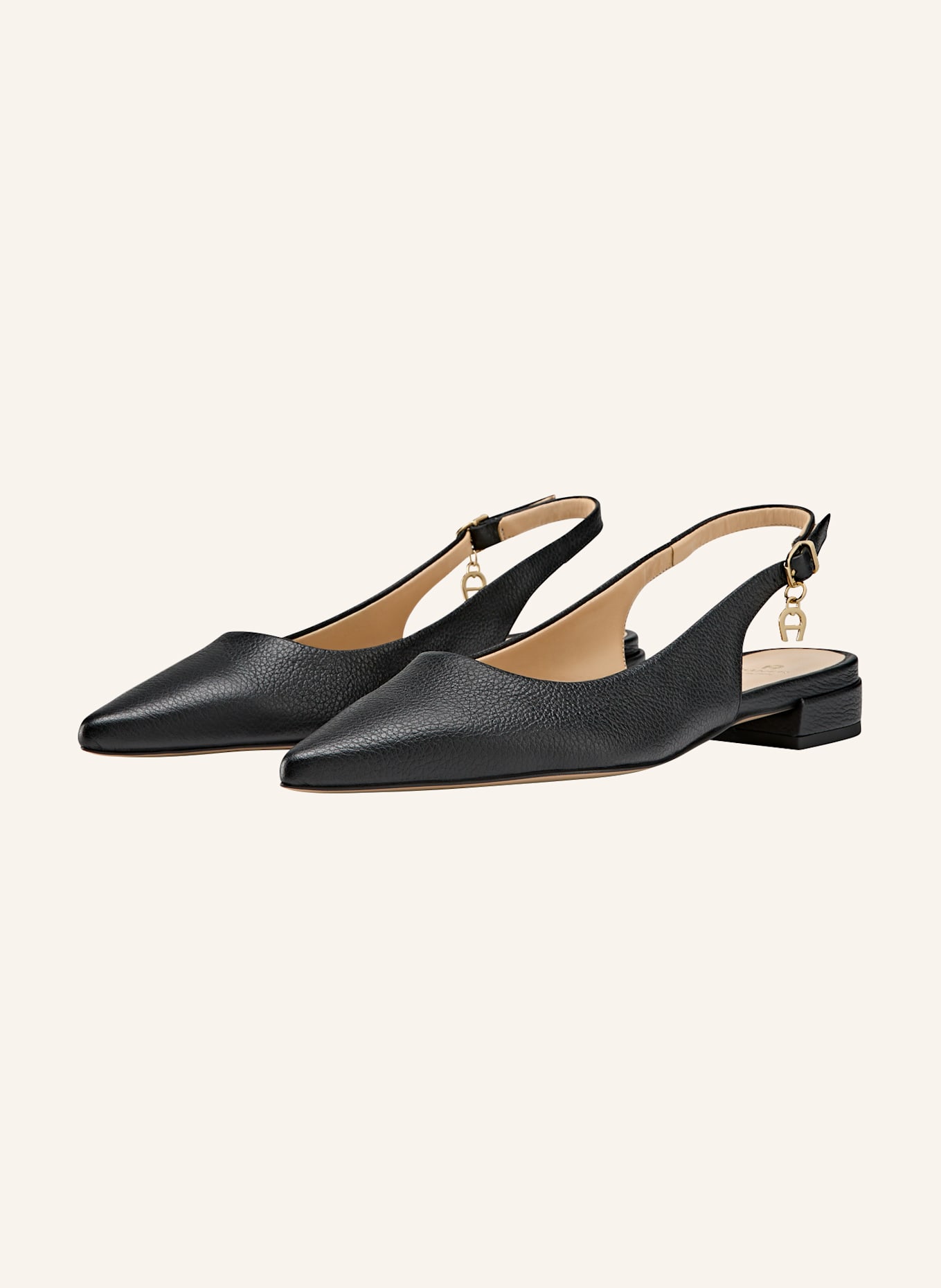 AIGNER slingback pumps ALINA 4H: SCHWARZ