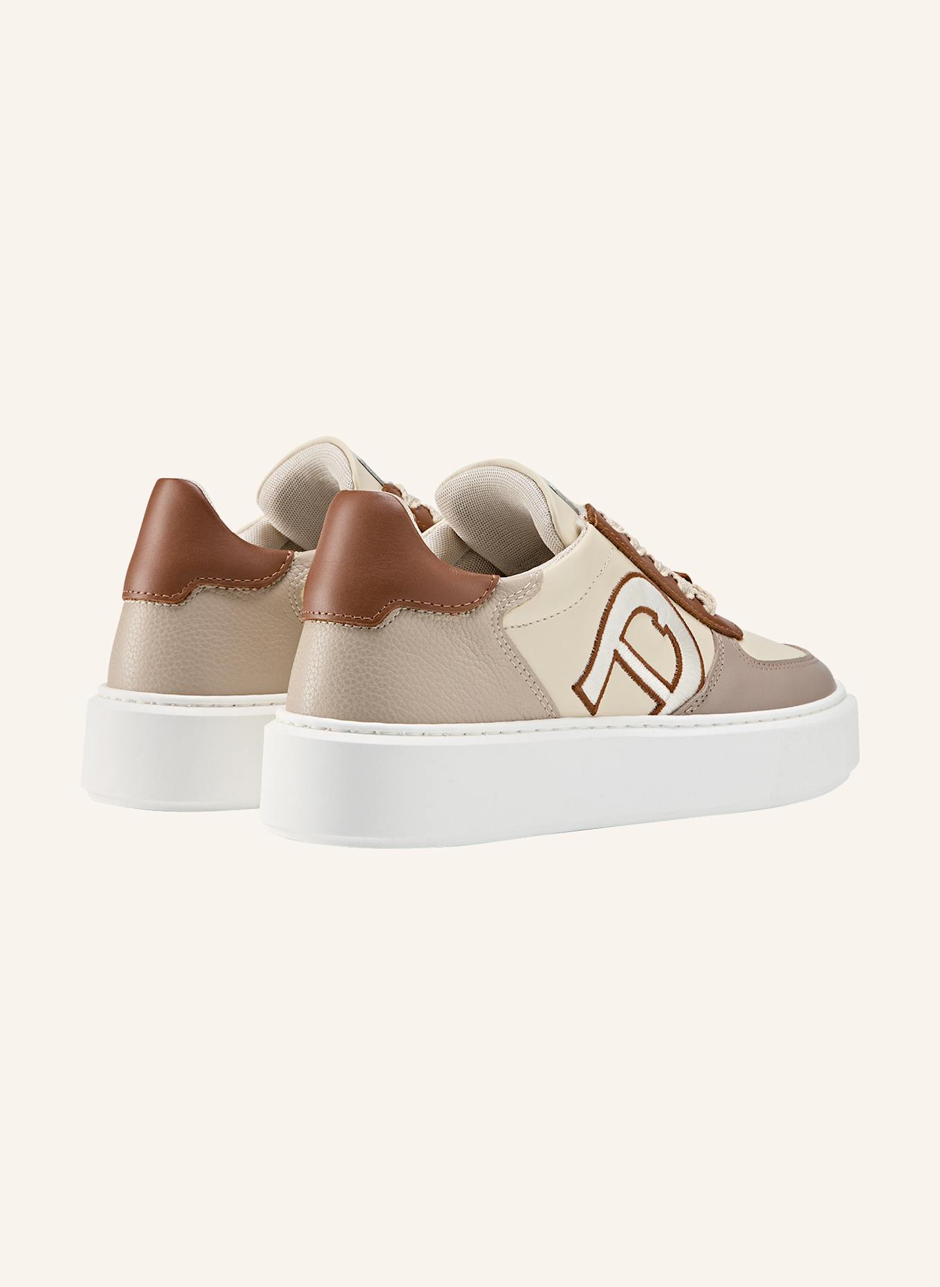 AIGNER sneaker SALLY 19E: TAUPE/ COGNAC