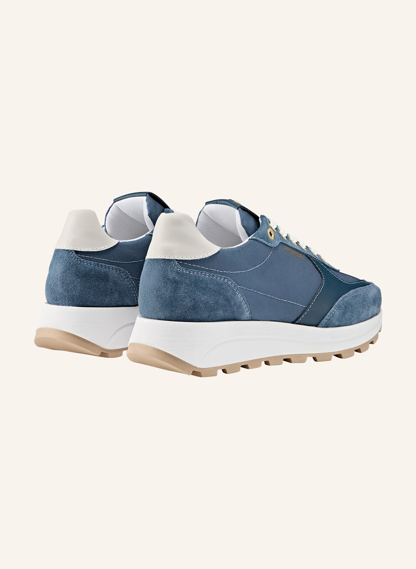 AIGNER runner sneaker SOPHIA 1B: BLAU/ BEIGE
