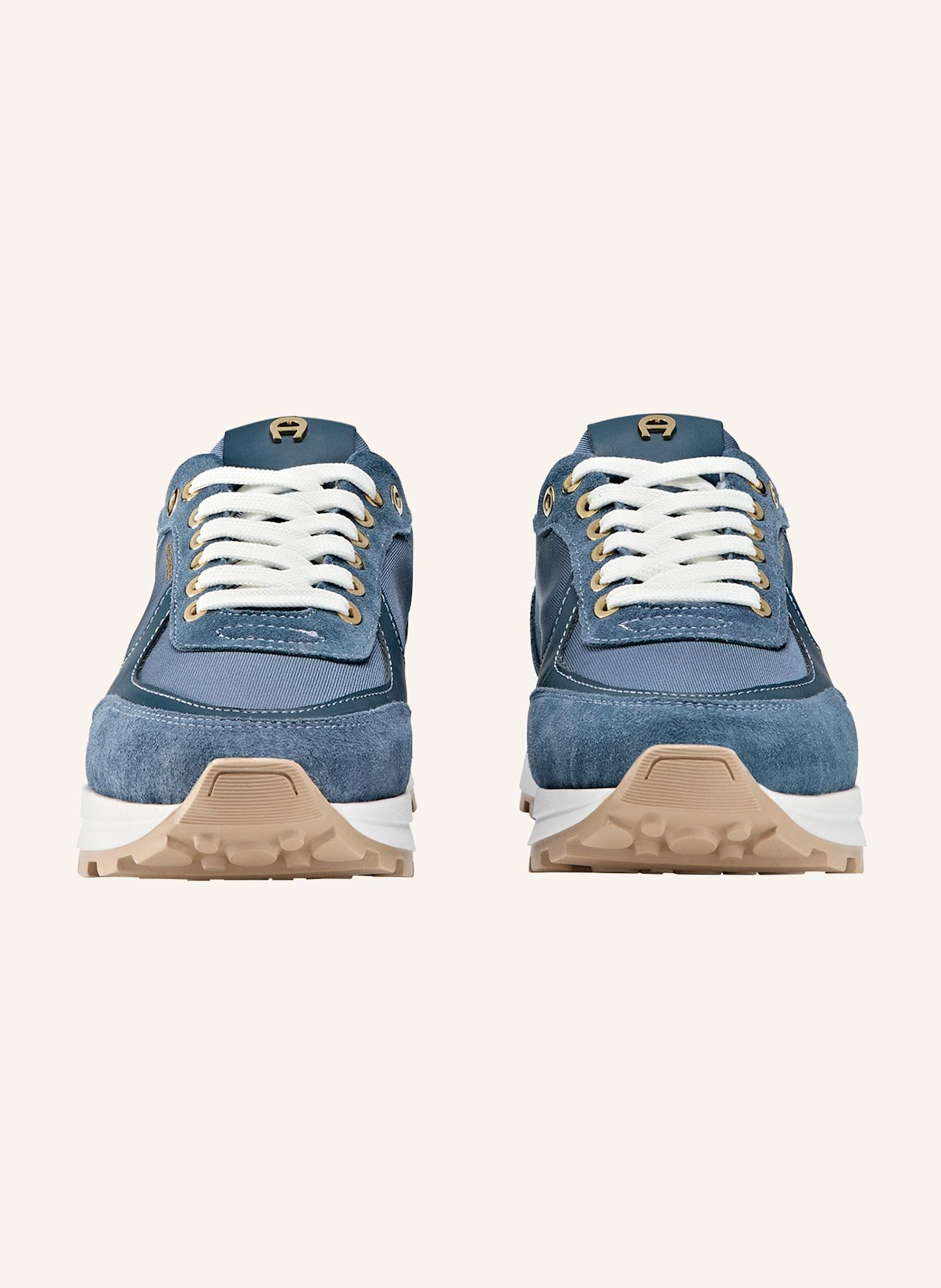 AIGNER runner sneaker SOPHIA 1B: BLAU/ BEIGE