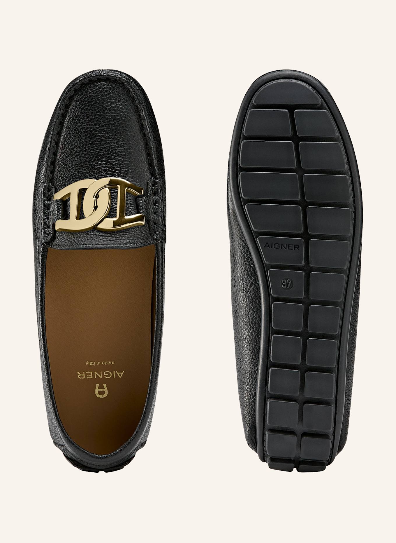 AIGNER car shoe LIORA 1A: SCHWARZ