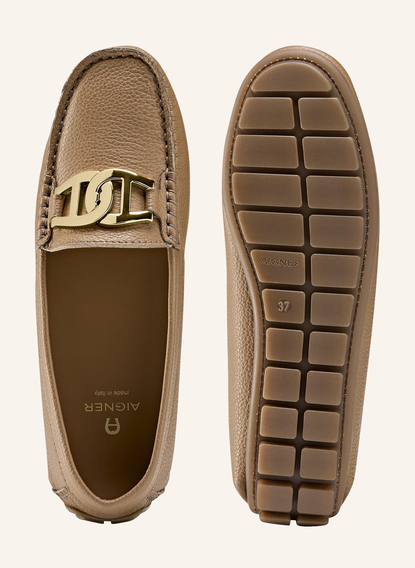 AIGNER car shoe LIORA 1A: BEIGE