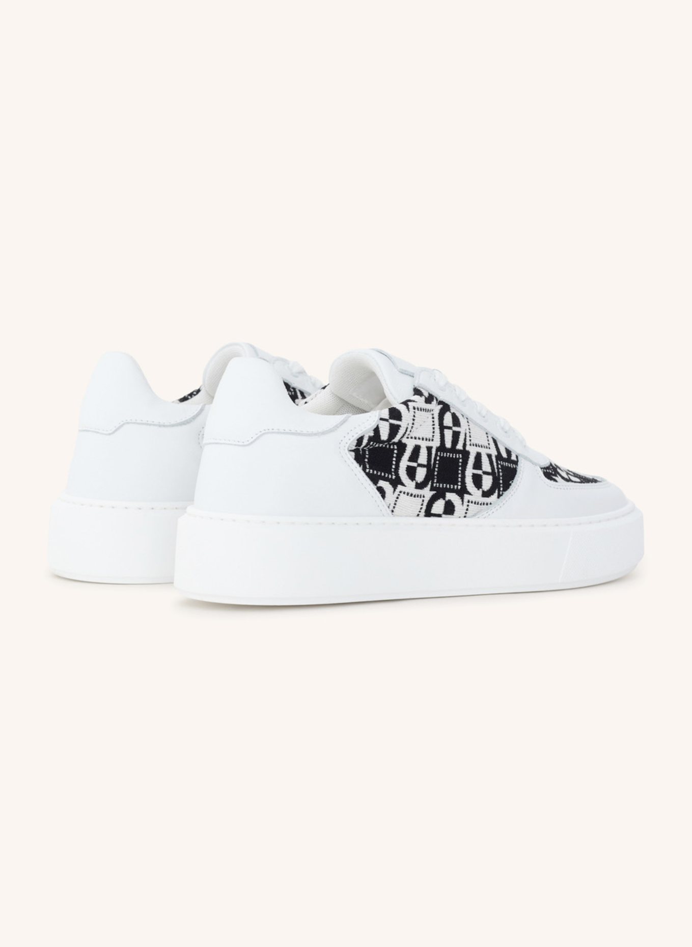 AIGNER sneaker SALLY 4H: WEISS/ SCHWARZ