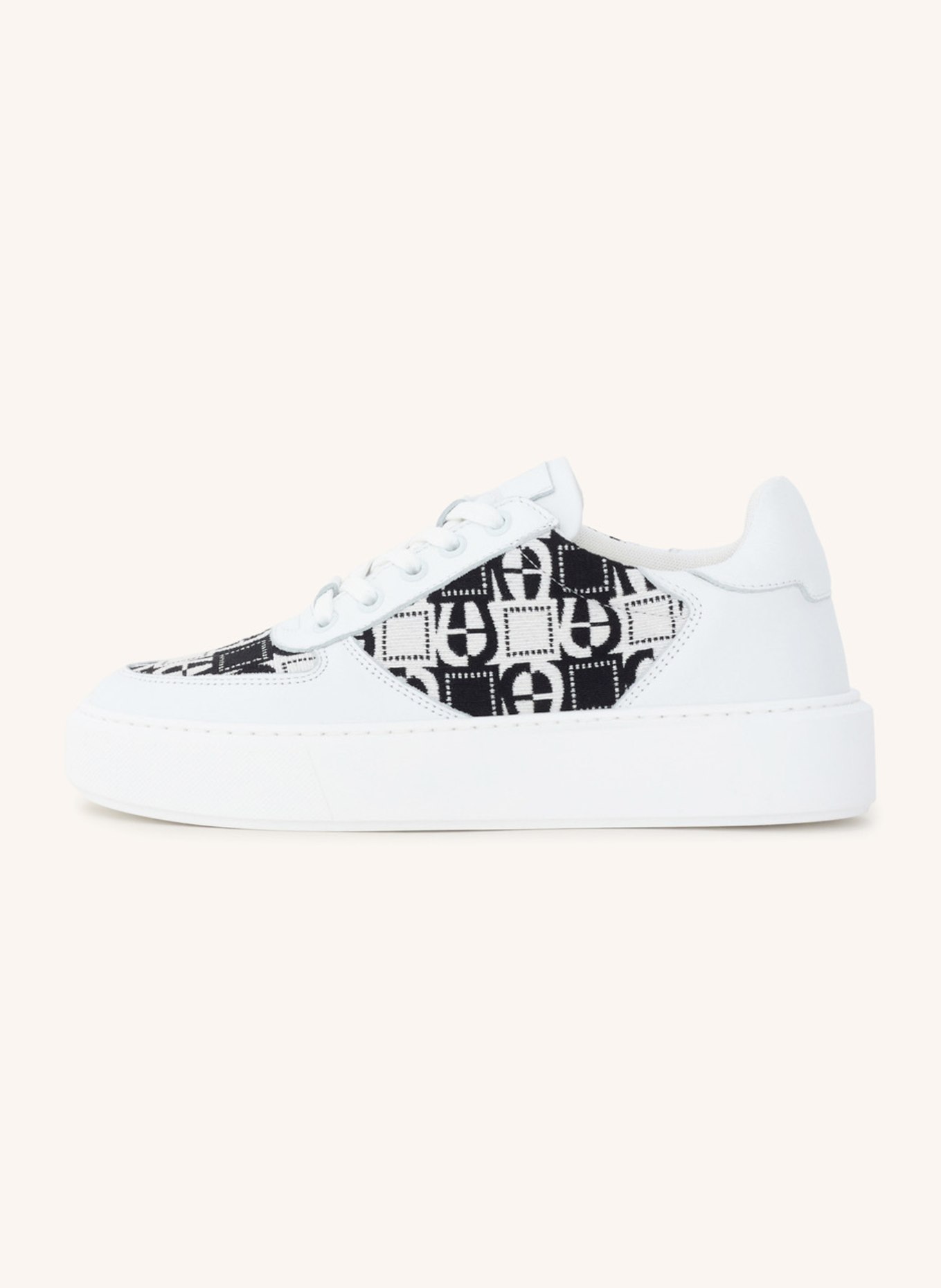 AIGNER sneaker SALLY 4H: WEISS/ SCHWARZ