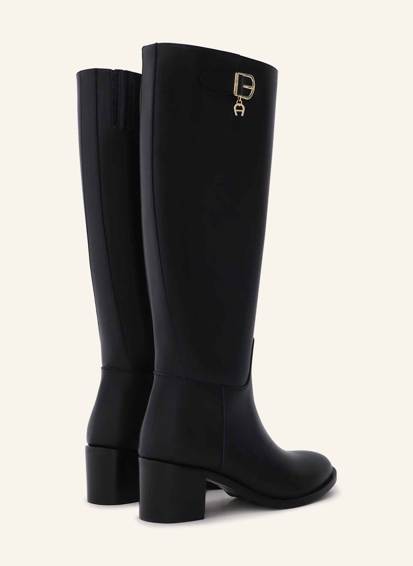 AIGNER block heel boot MAYA 2A: SCHWARZ
